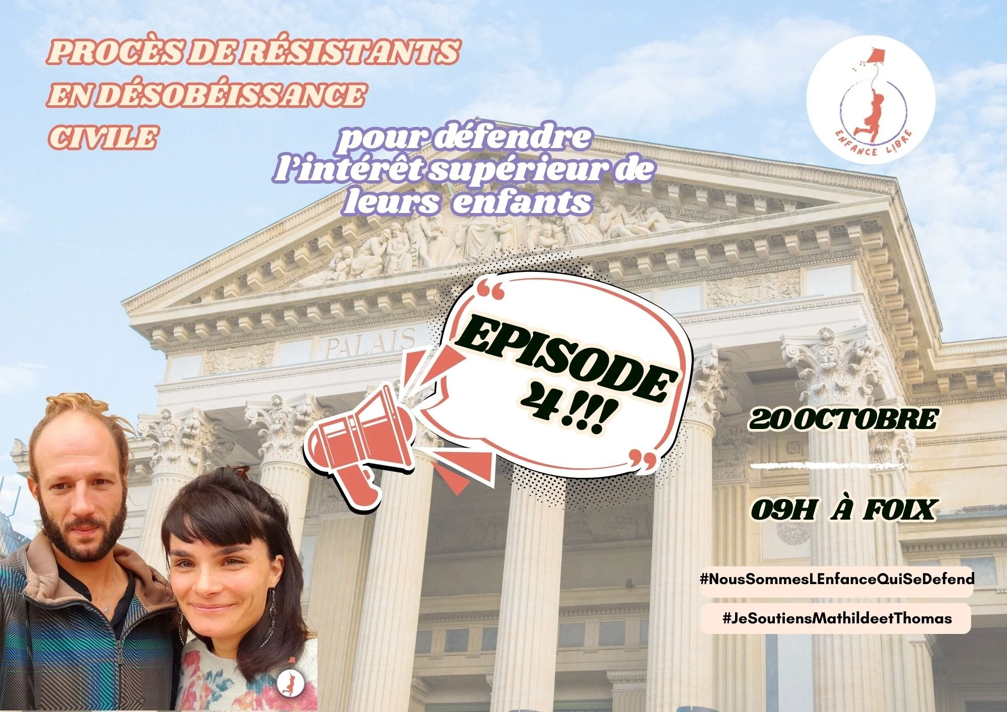 4e procès pour Mathilde et Thomas !