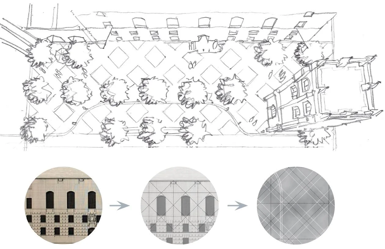  Public realm inspired by the heritage of it’s location 