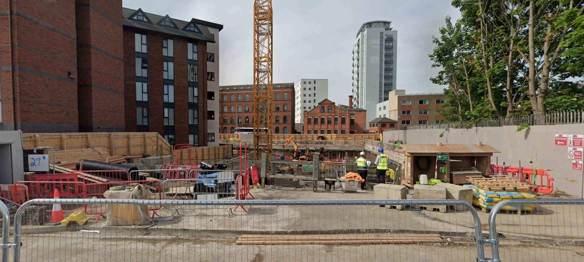  Construction has now begun 