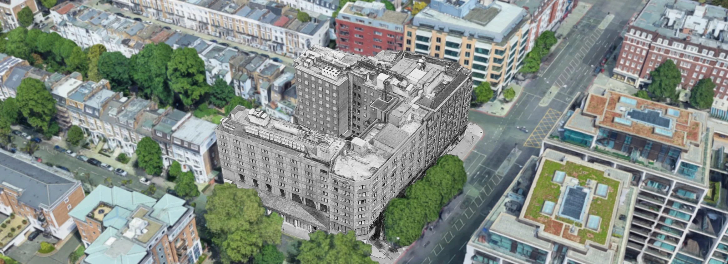  How do you turn an old hotel roof into a vibrant new public garden as part of a £130m refurbishment and extension programme?   