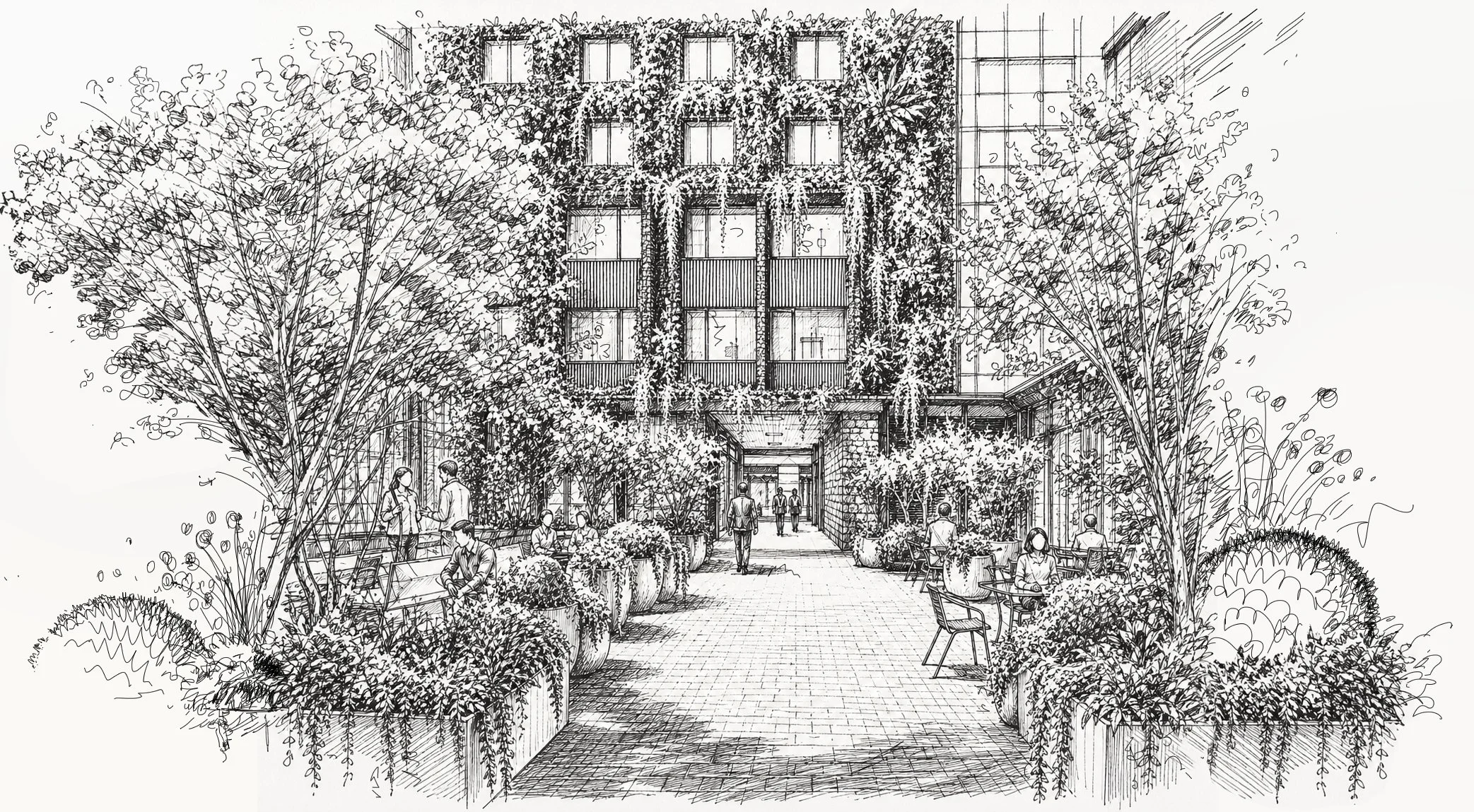  PAD’s illustration of the proposed new public realm 