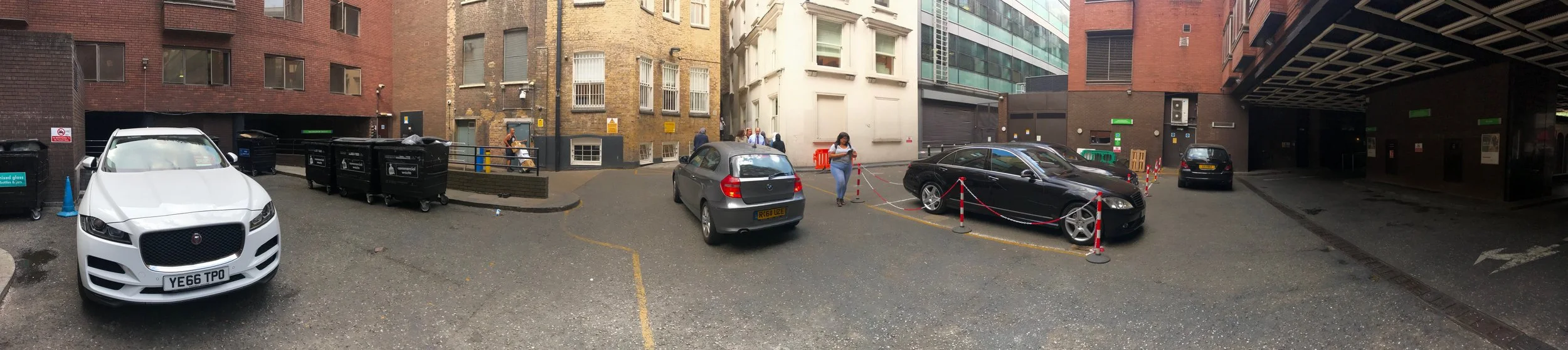  The original car park now turned into the Dover Yard public realm 