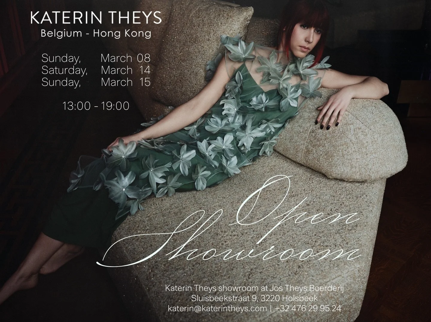 So happy to be back in Belgium and excited to share my new collection with you next week 🤍