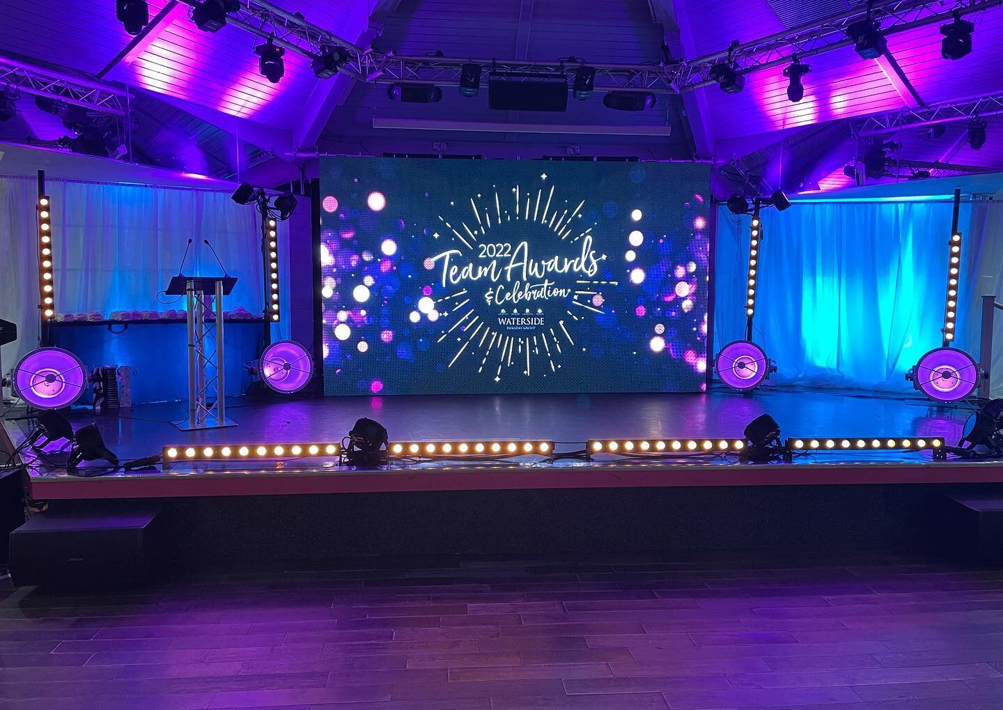 We have been very busy the last week.
#outdoorlighting #soundsystem #eventpower #projectionmapping at the @cheesegrainfrome 

#eventlighting #ledvideowall #eventsound for the @watersideholidaygroup 2022 awards winner party.
As usual #dbaudiotechnik s