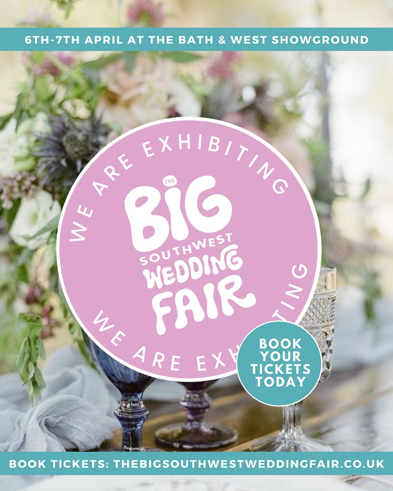 We will be exhibiting at the @thebigswweddingfair from tomorrow. If you are getting married, grab a ticket and come say hi to all the suppliers. We are available to help make your day even more special ✨ 

#thebigswweddingfair #bathandwestshowground 