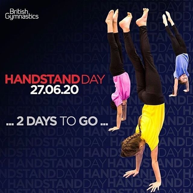 Handstand Day! The countdown is on... ⏰ #getinvolved #gymnastics #gymnast #gym #practice #sport #skills #tumbling #training #balancing #movement #bars #strength #Britishgymnastics #children #class #preschool #kidsclasses #fun #saturdaymorningfun #spa