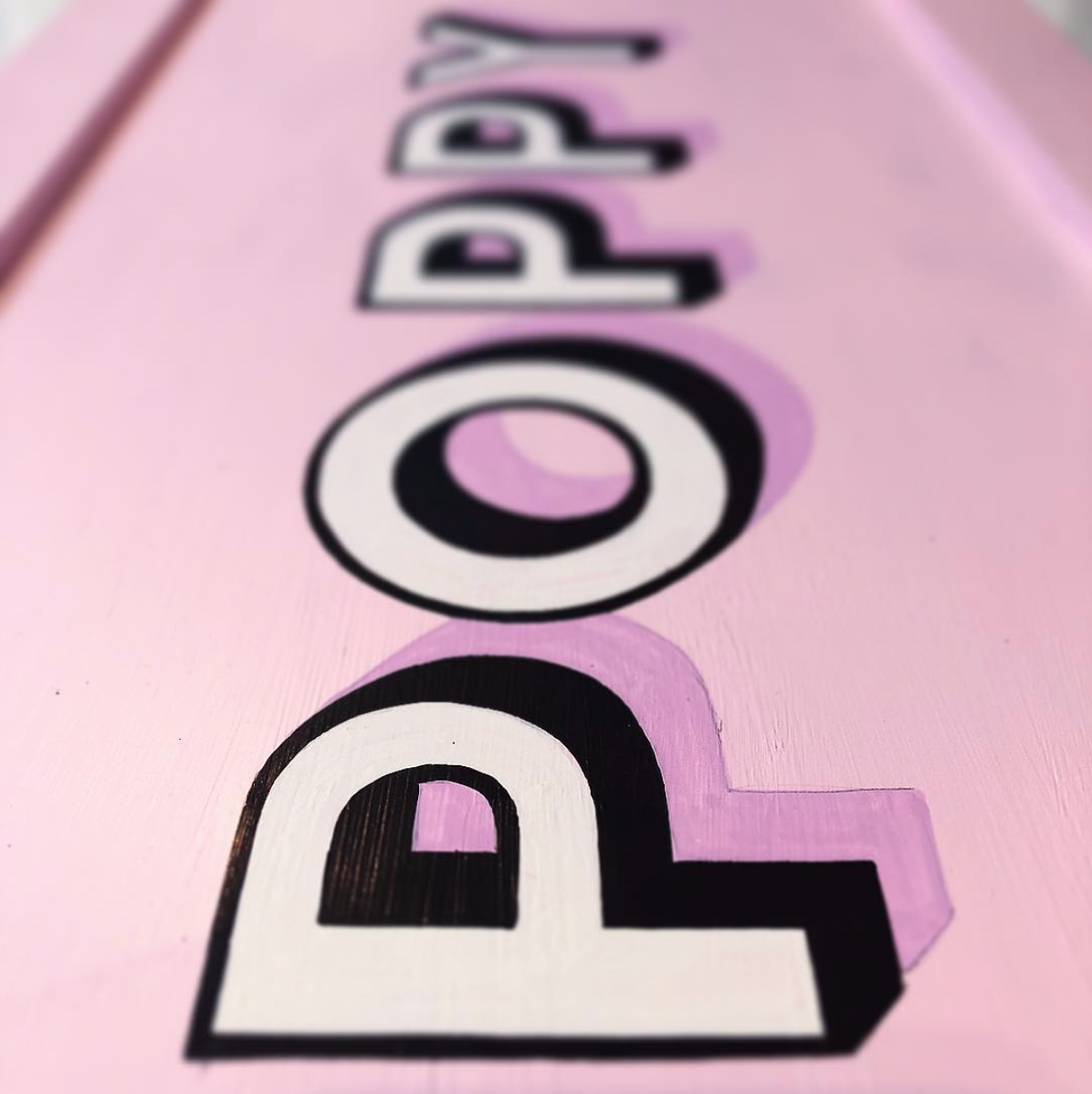 Bespoke commissions of hand painted names. Wall art for children’s bedrooms, gifts and keep sakes.
