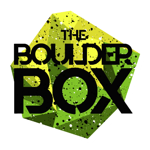 Logo for The Boulder Box Gym. Copyright 2018