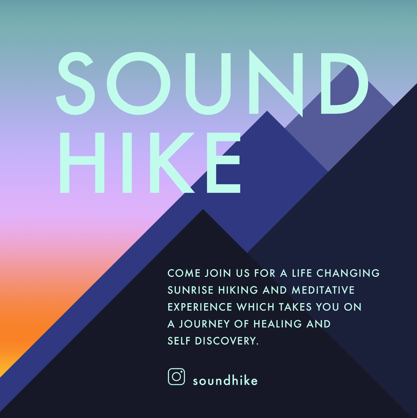 Sound Hike flyer. Copyright 2018