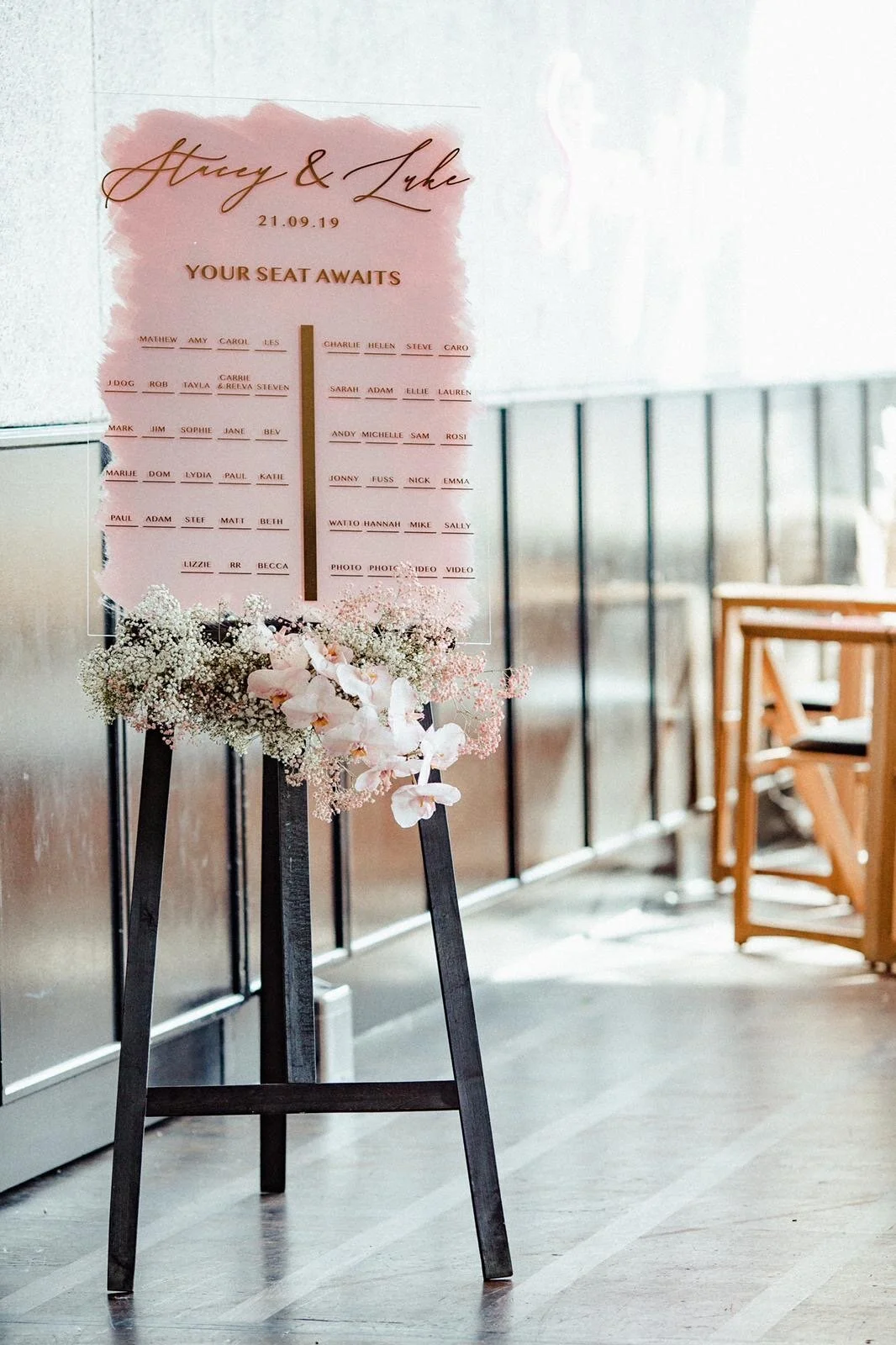 Acrylic Wedding Sign