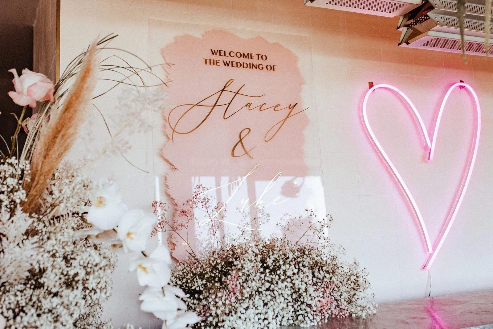 Acrylic Wedding sign