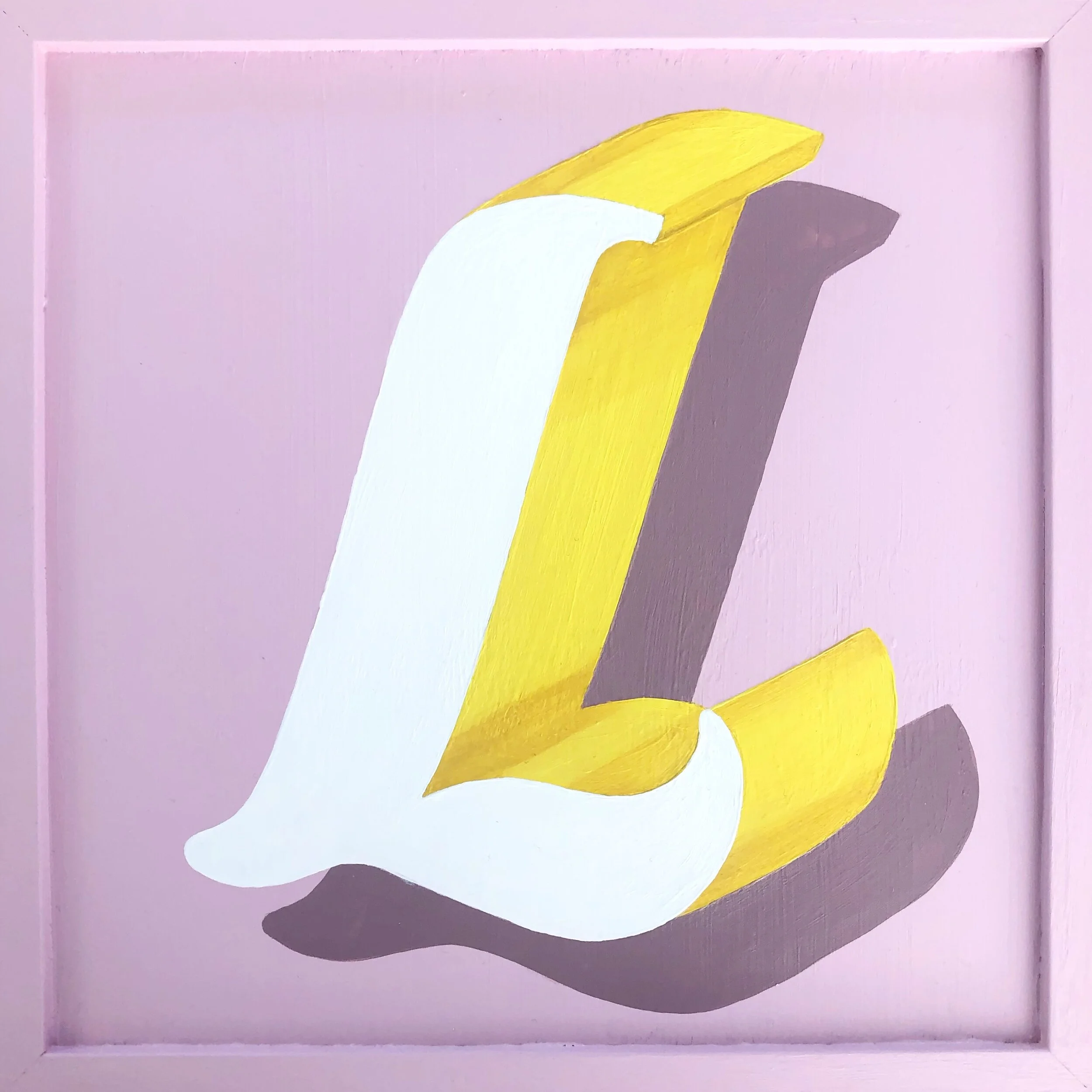 Hand painted letter wall art / sign