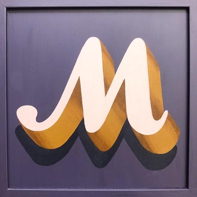 Hand painted letters — CREATIVE STUDIO CARO