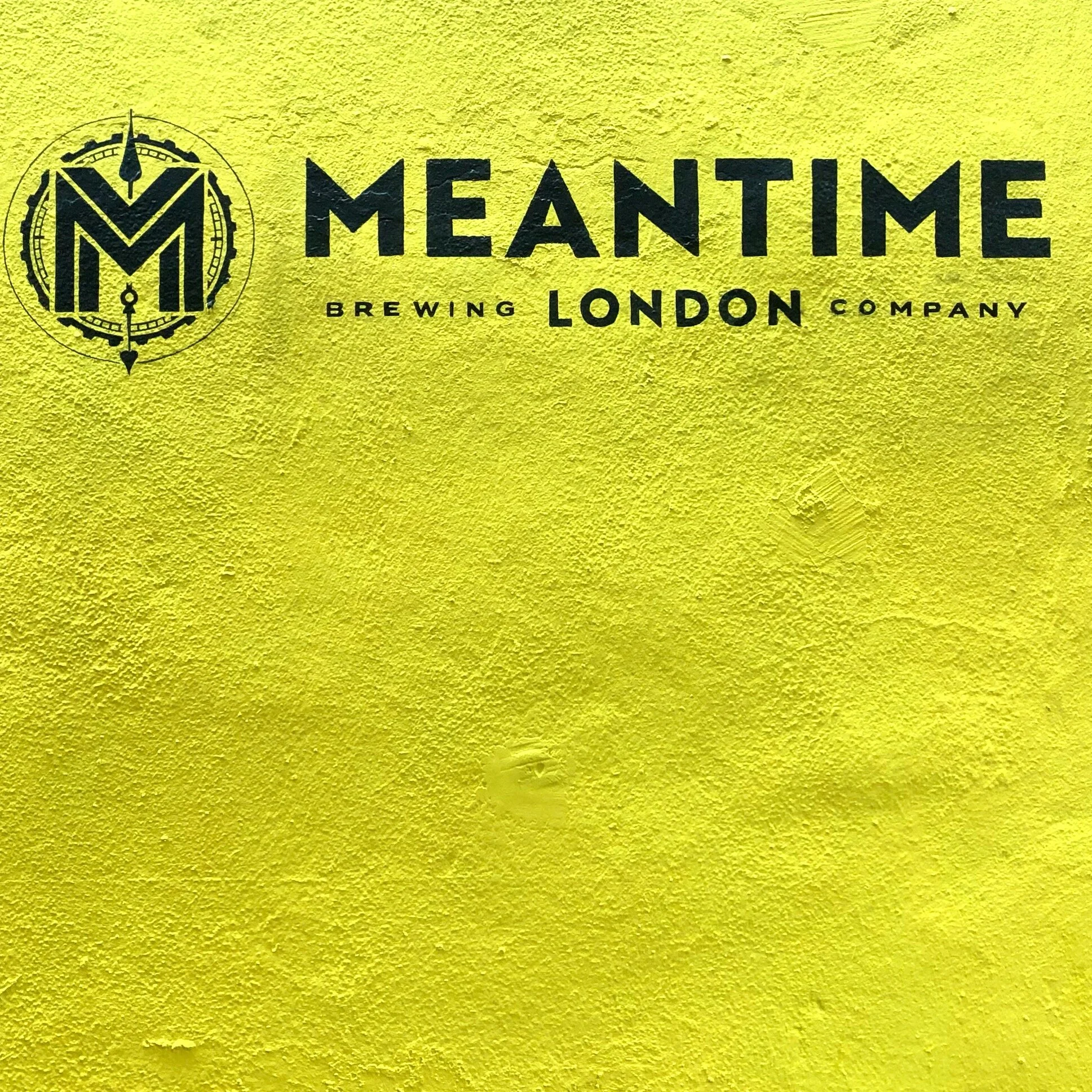 Commissioned project. Hand painted Meantime artwork in pub beer garden