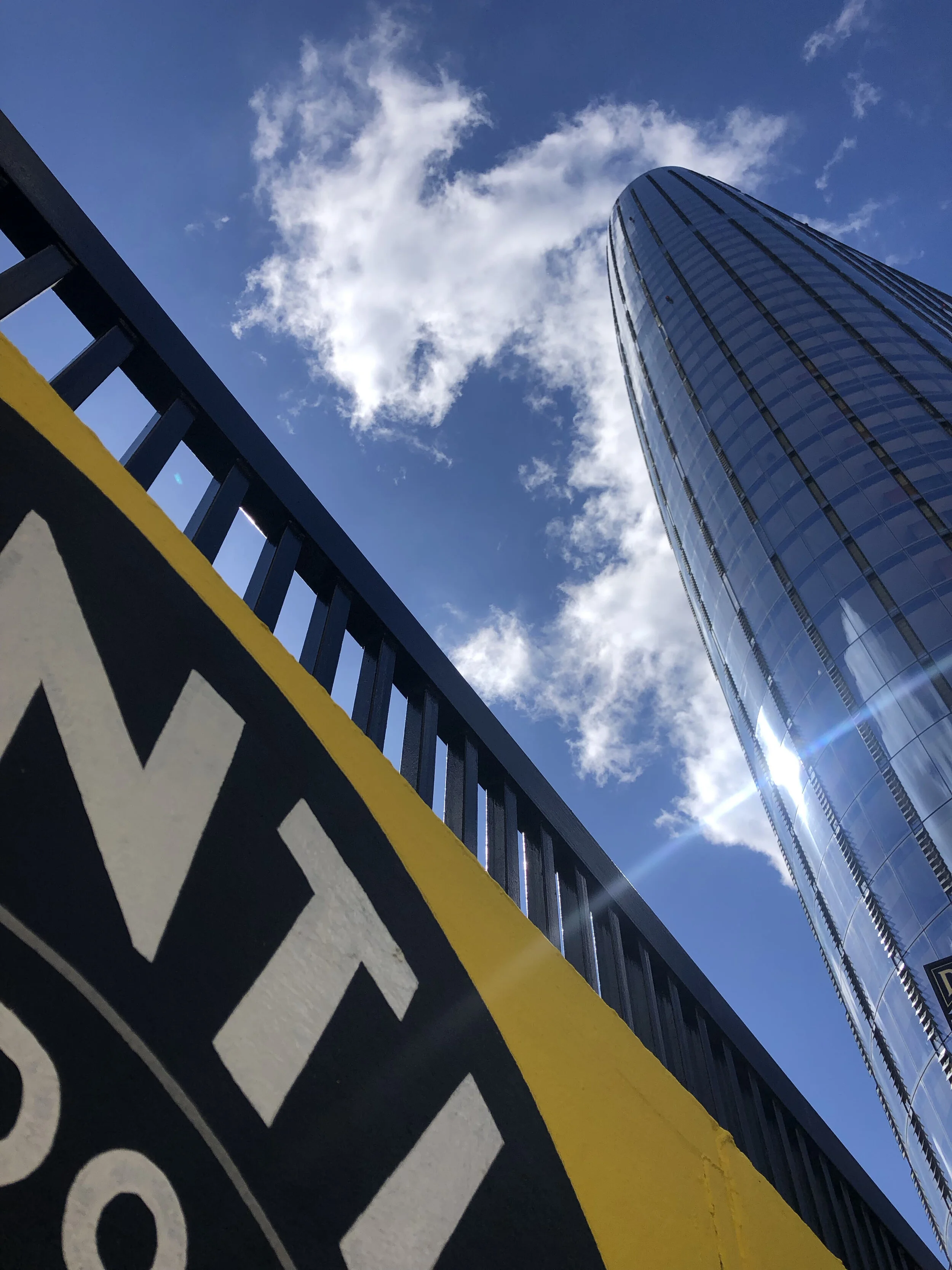 Commissioned project. Hand painted Meantime artwork in pub beer garden