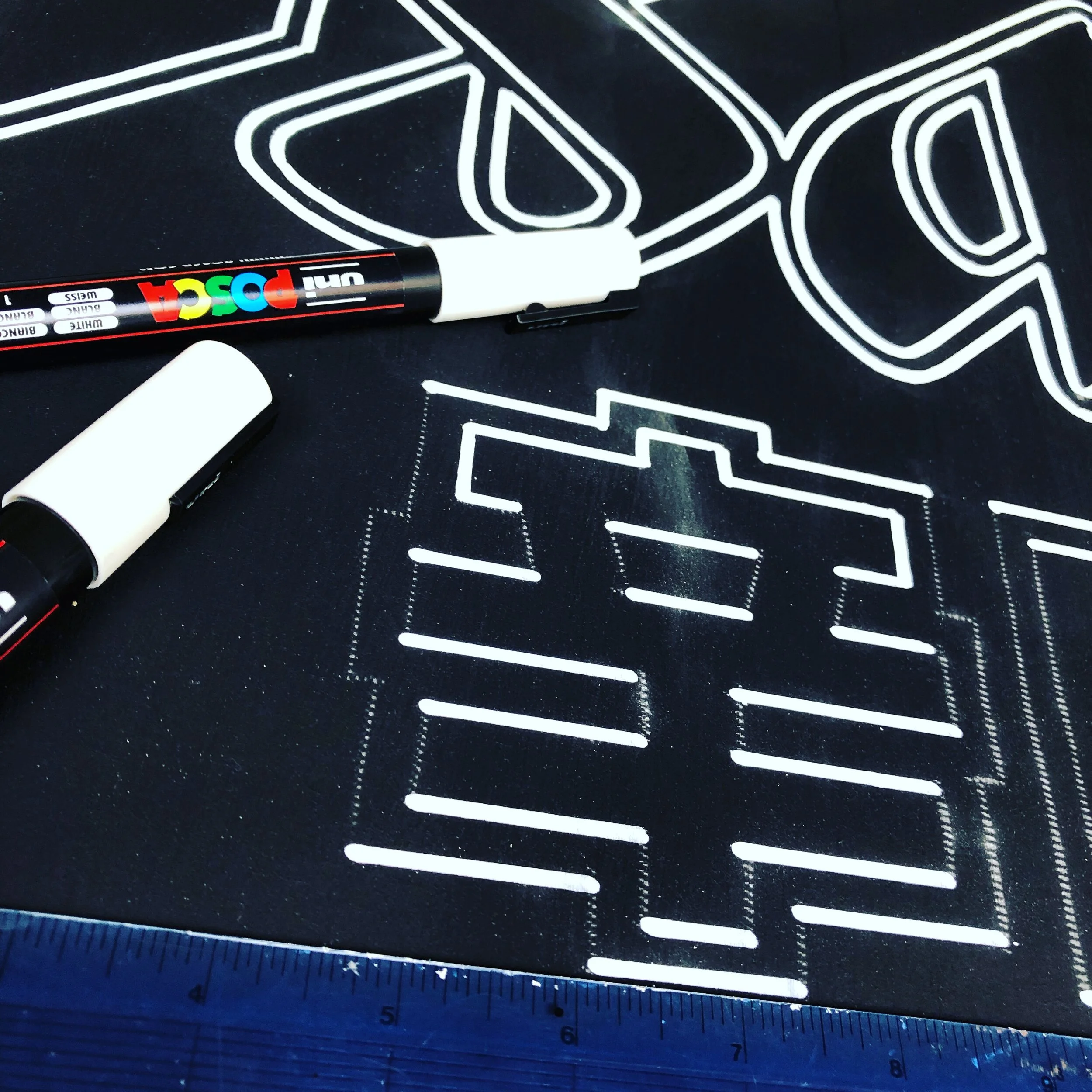 Commissioned project. Hand painted Asahi branded artwork.