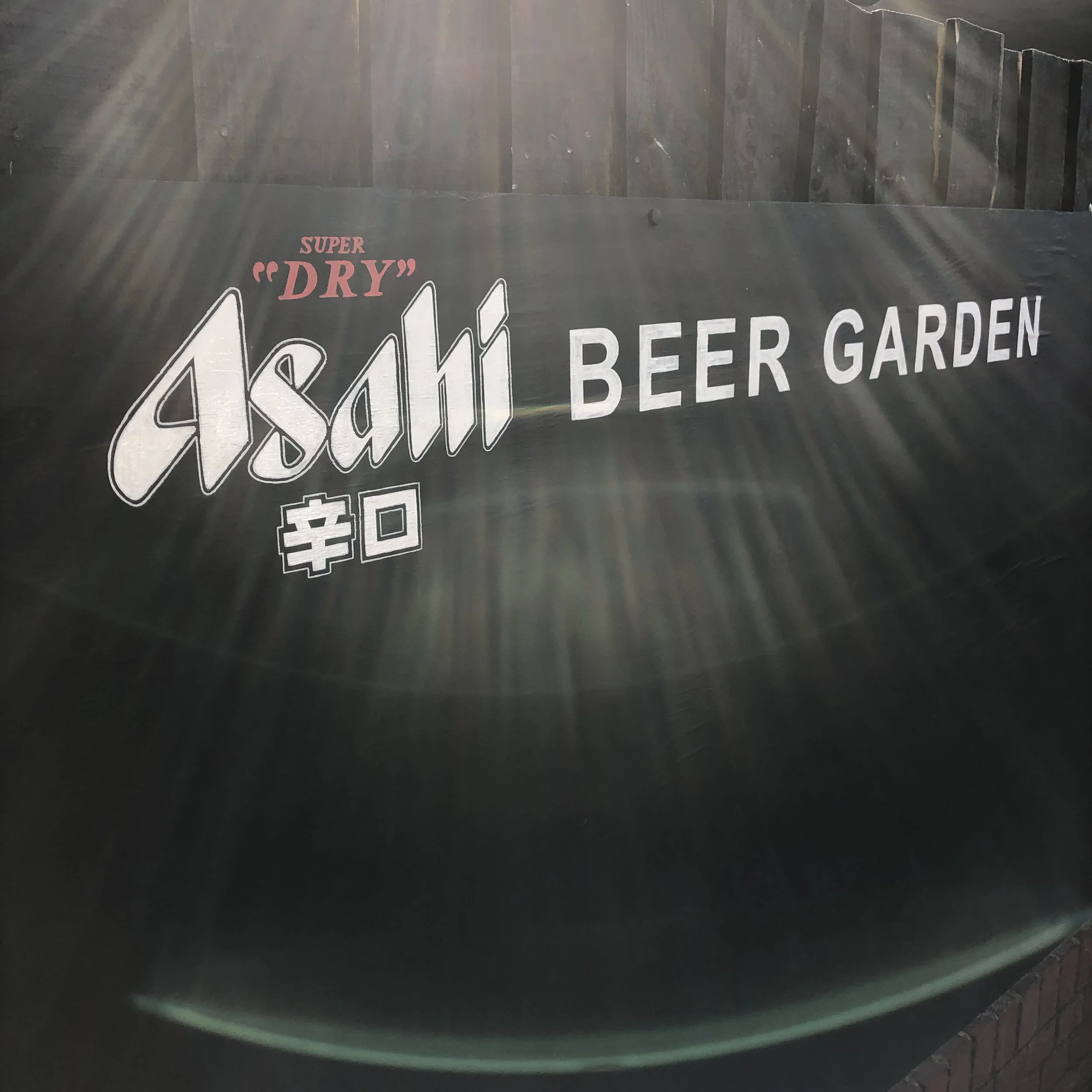 Commissioned project. Hand painted Asahi branded artwork.