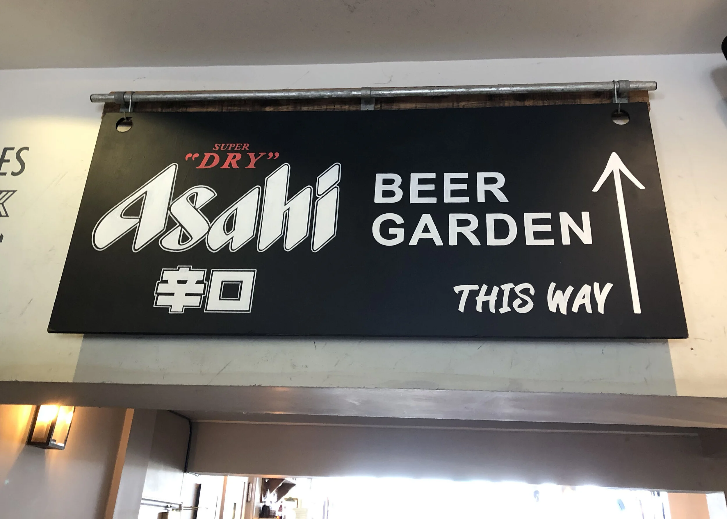 Commissioned project. Hand painted Asahi branded artwork.