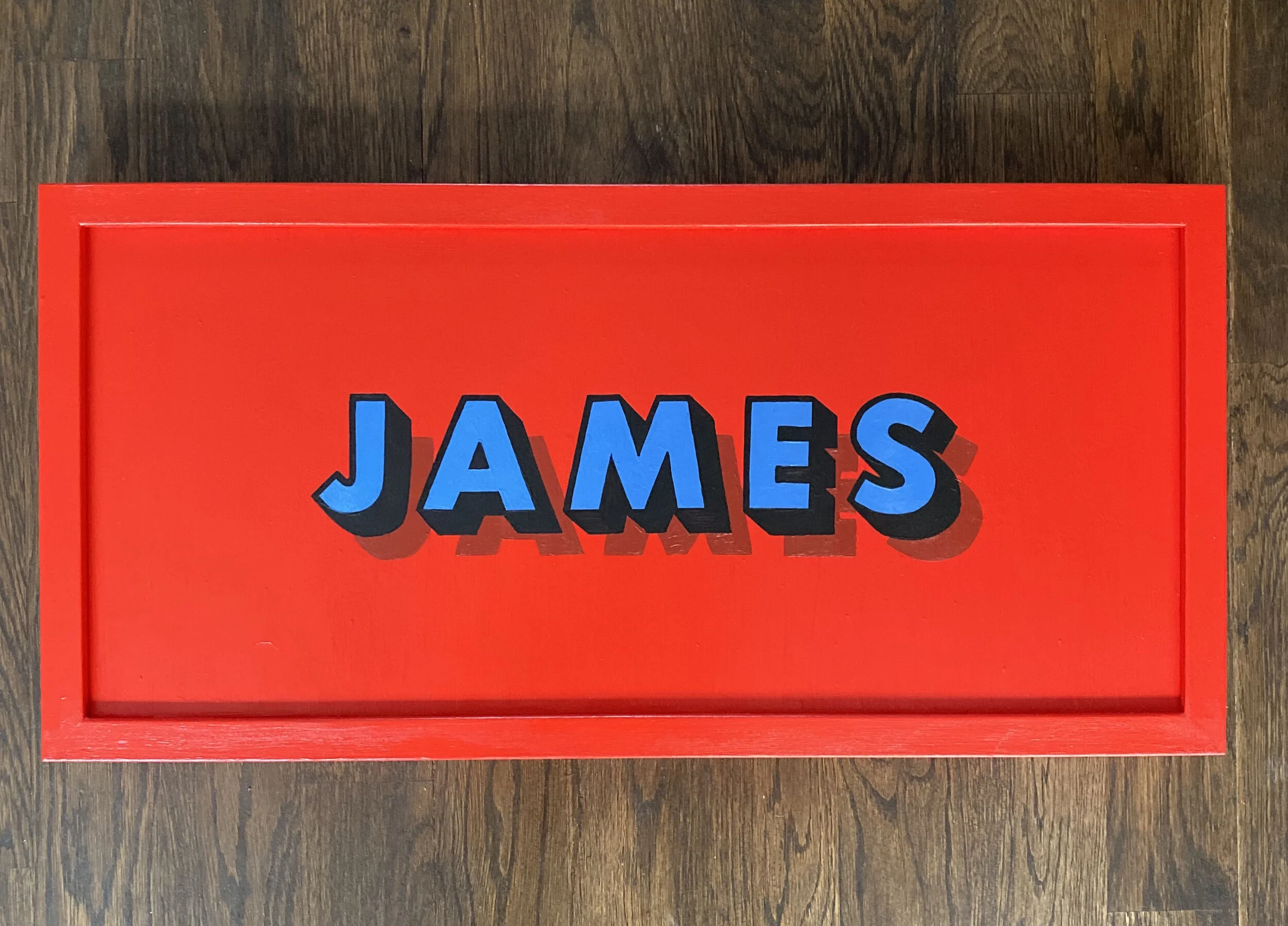 Bespoke commissions of hand painted names. Wall art for children’s bedrooms, gifts and keep sakes.