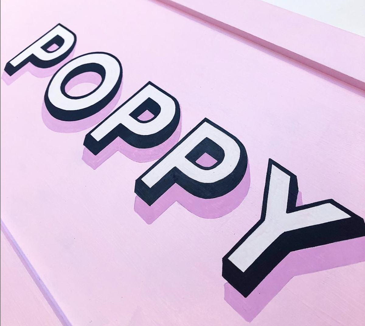 Bespoke commissions of hand painted names. Wall art for children’s bedrooms, gifts and keep sakes.