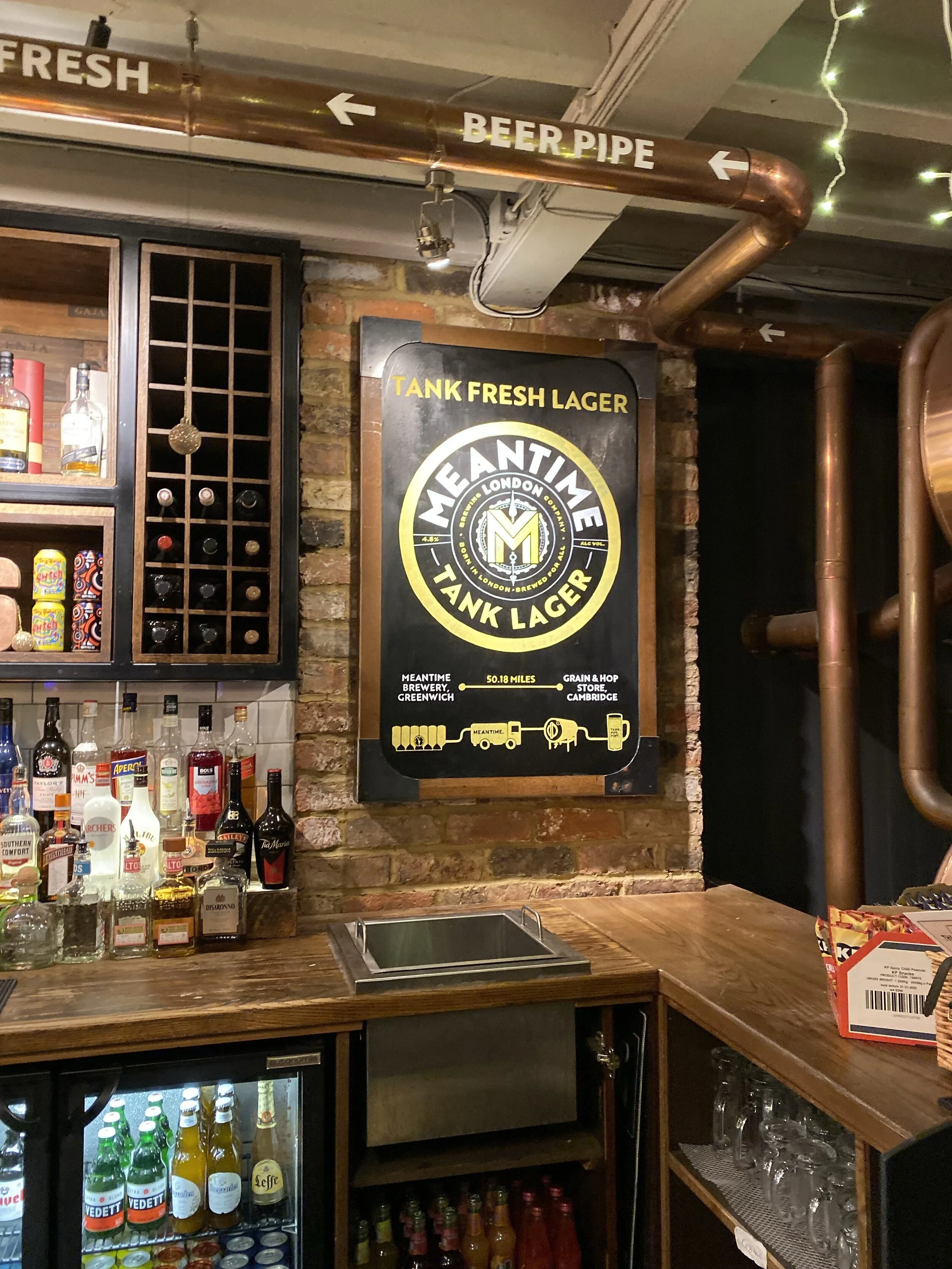 Hand painted pub chalkboard infographics and menu boards.