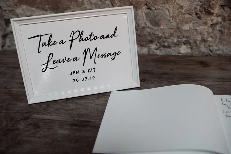 Hand painted wedding sign