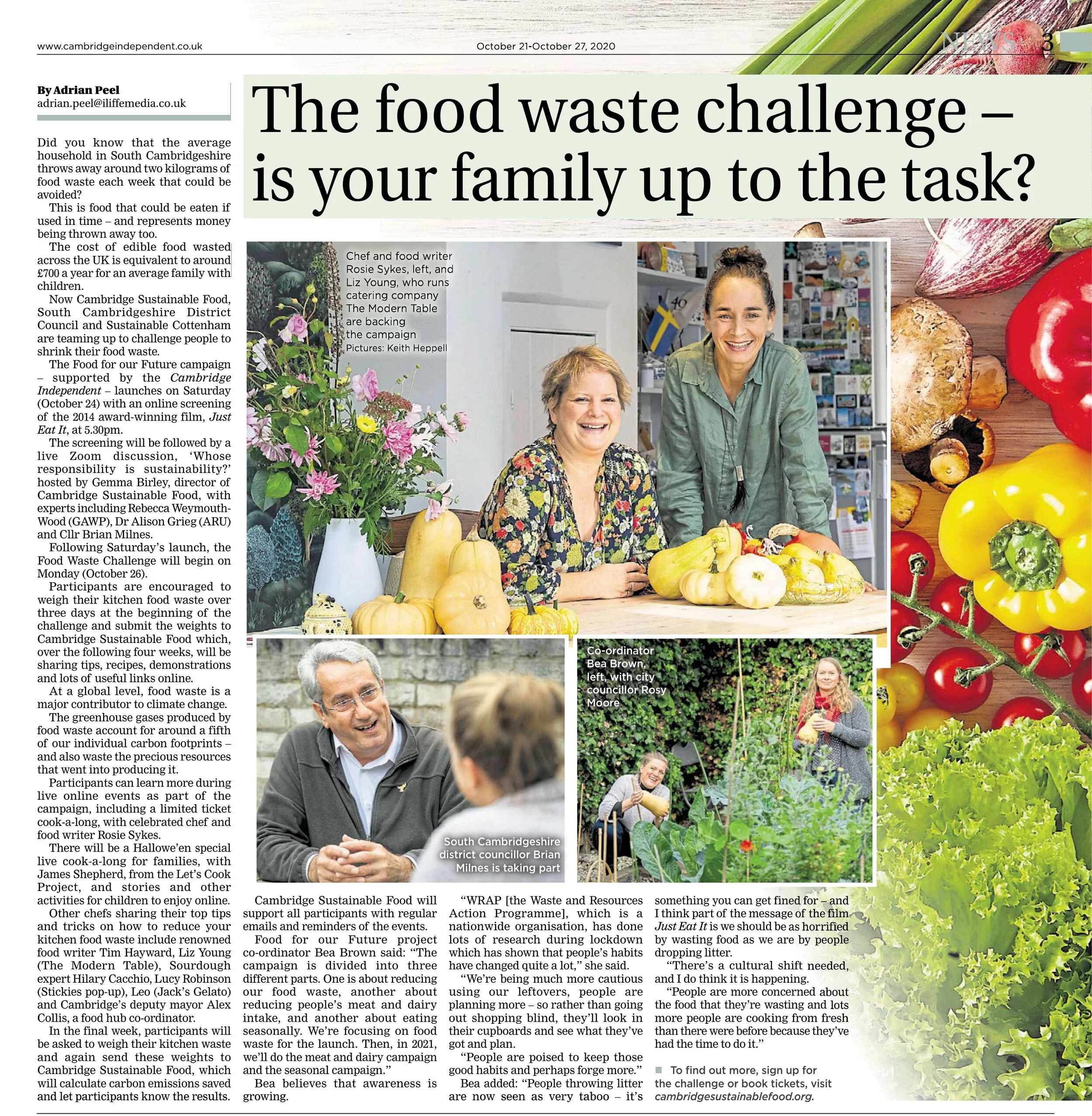 Food For Our Future - The Food Waste Challenge Overview