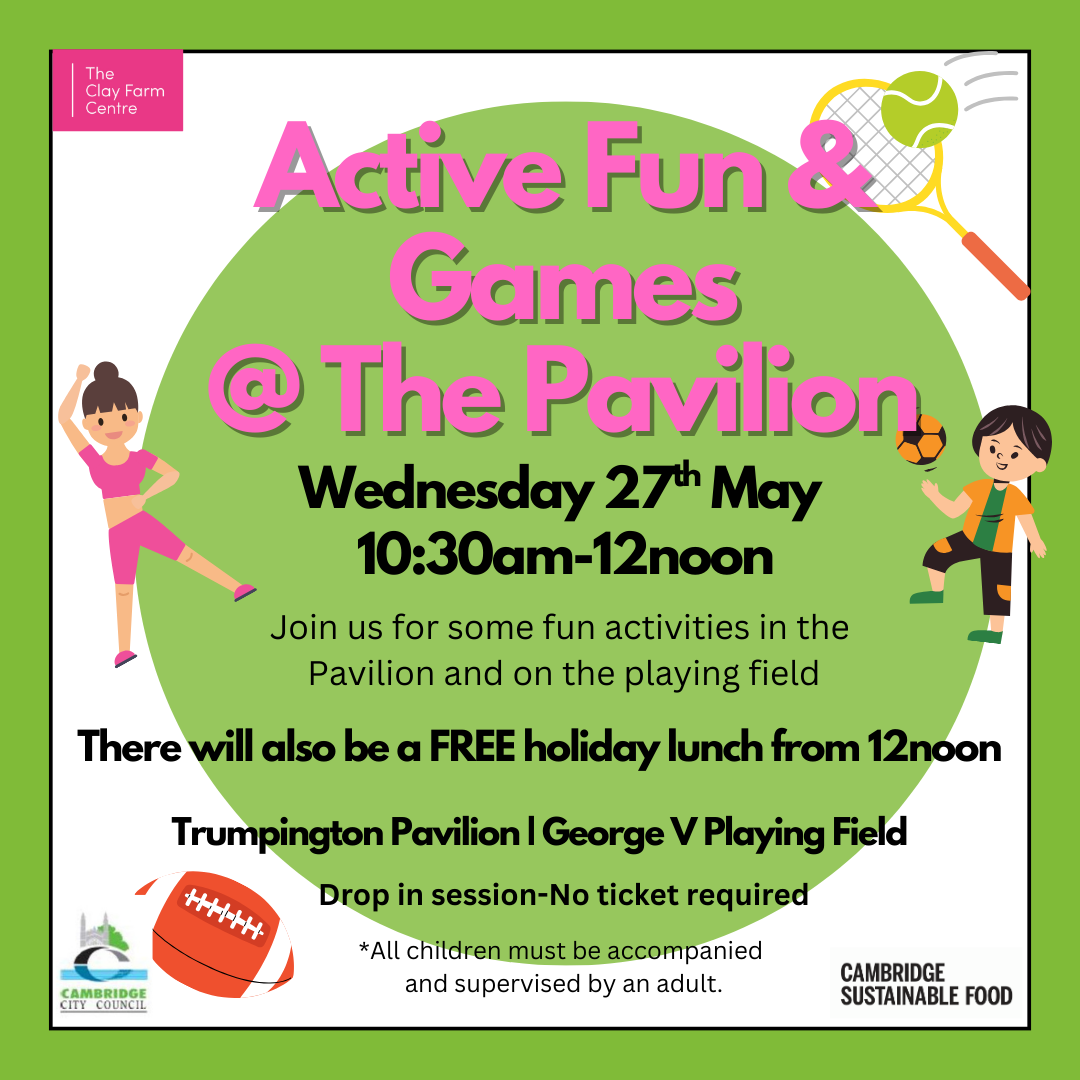 Trumpington Pavilion Holiday Lunch