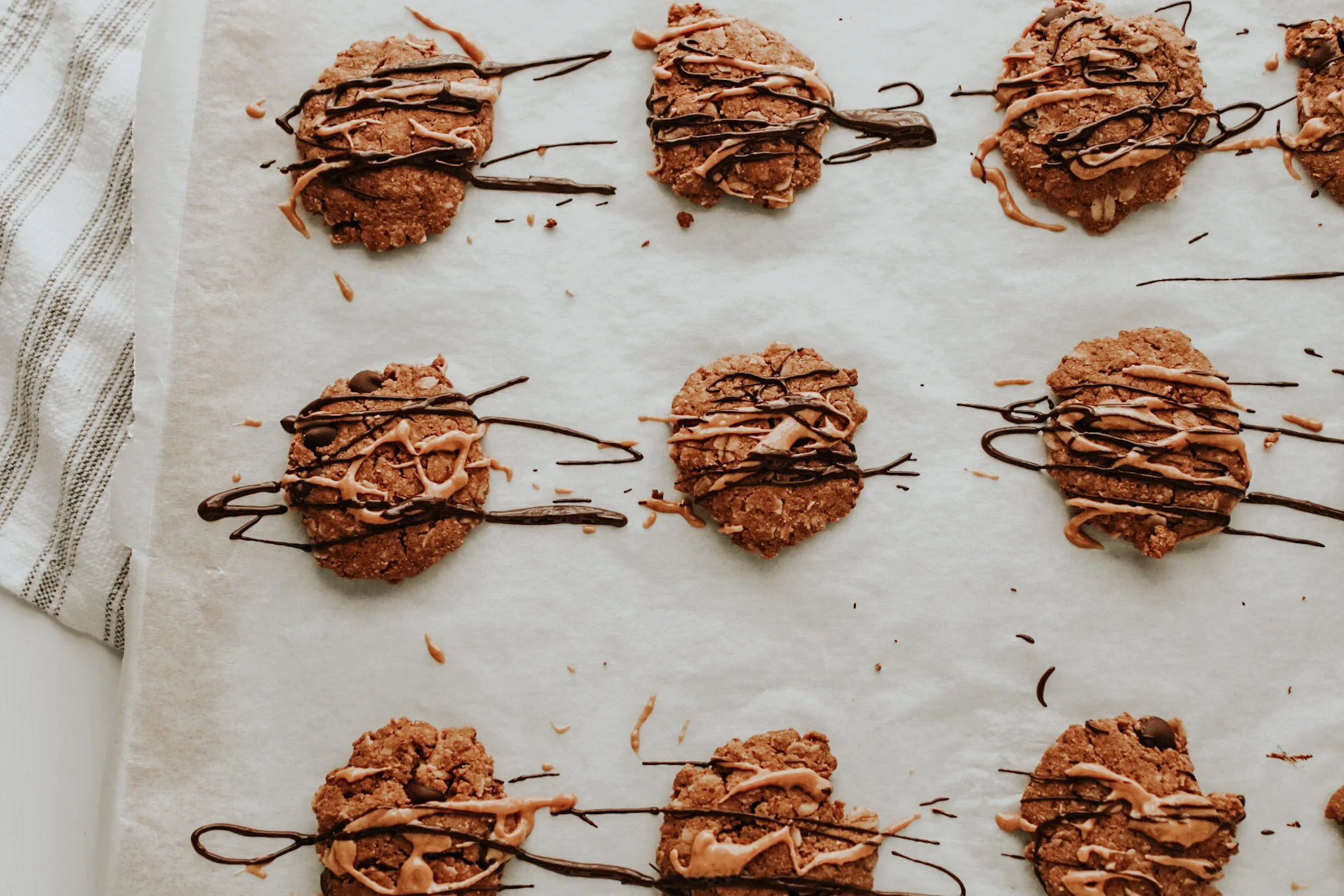 Oatmeal Peanut Butter Chocolate Chip Cookies