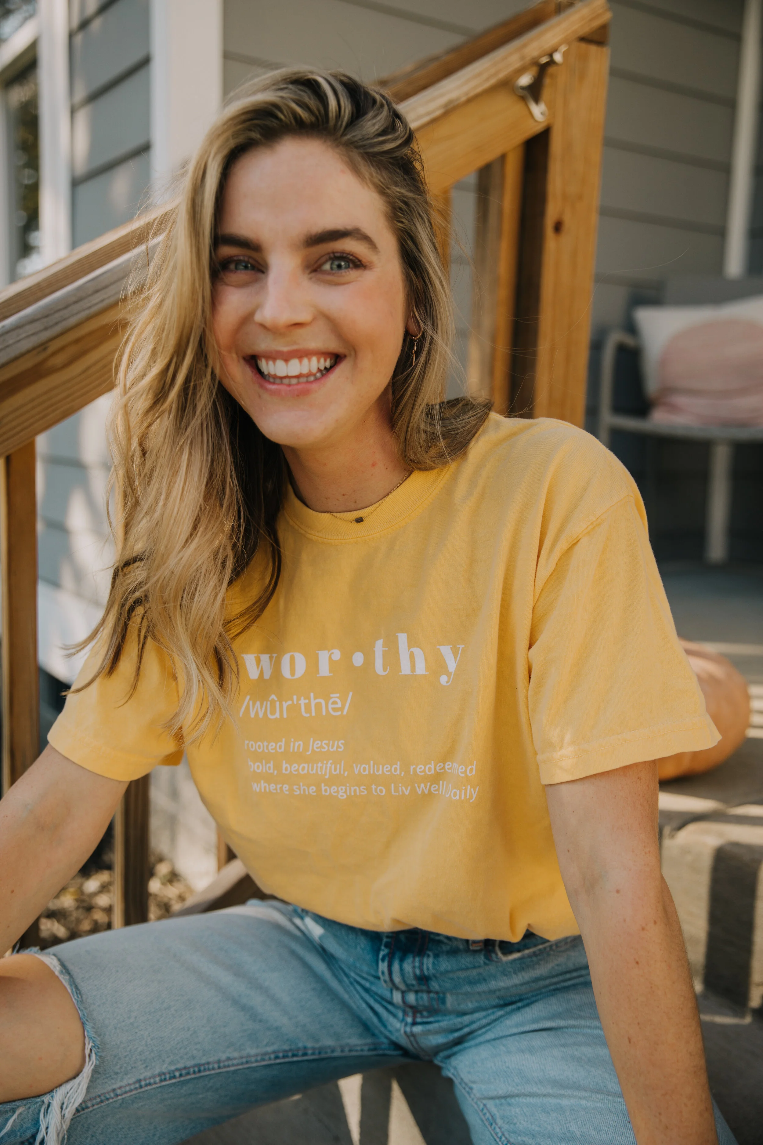 Worthy Definition Tee Shirt Citrus