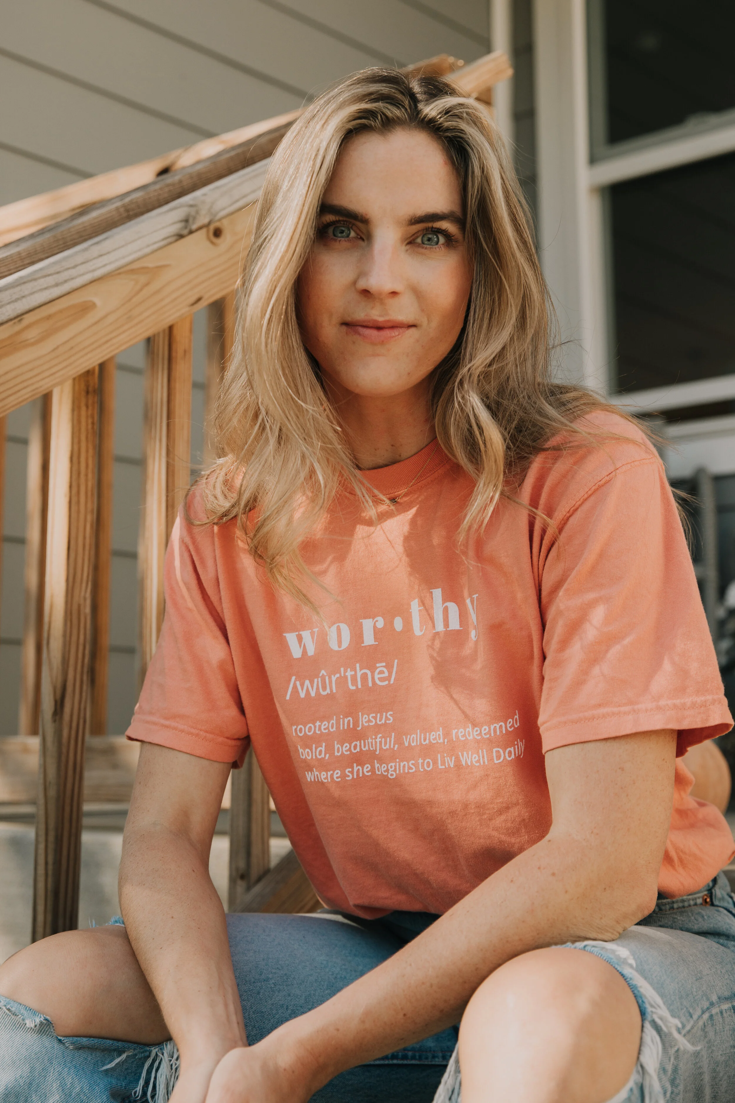Worthy Definition Tee Shirt Terracotta