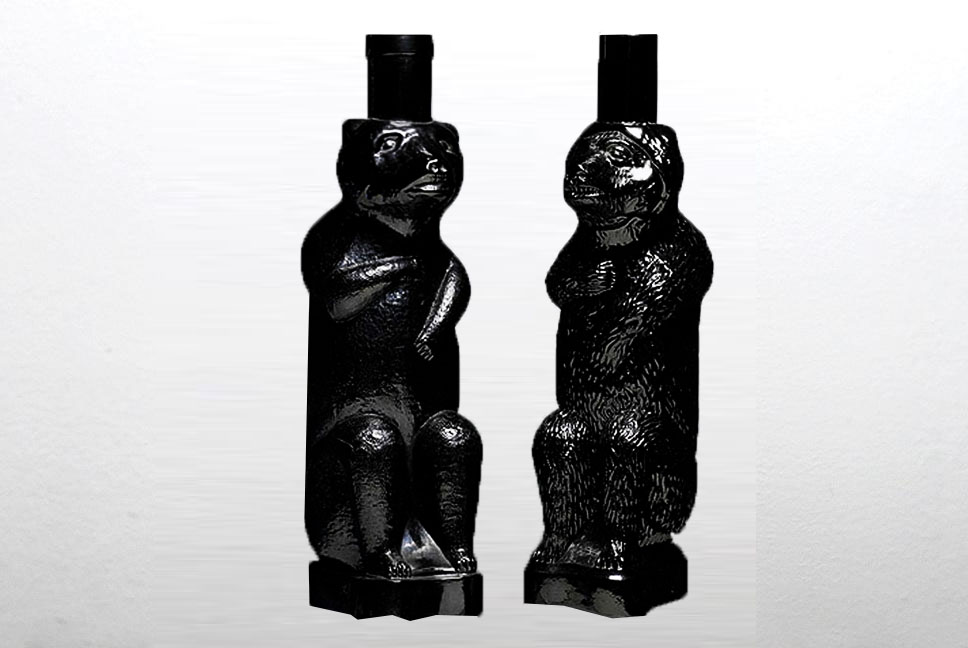 Kümmel Black Bear Glass