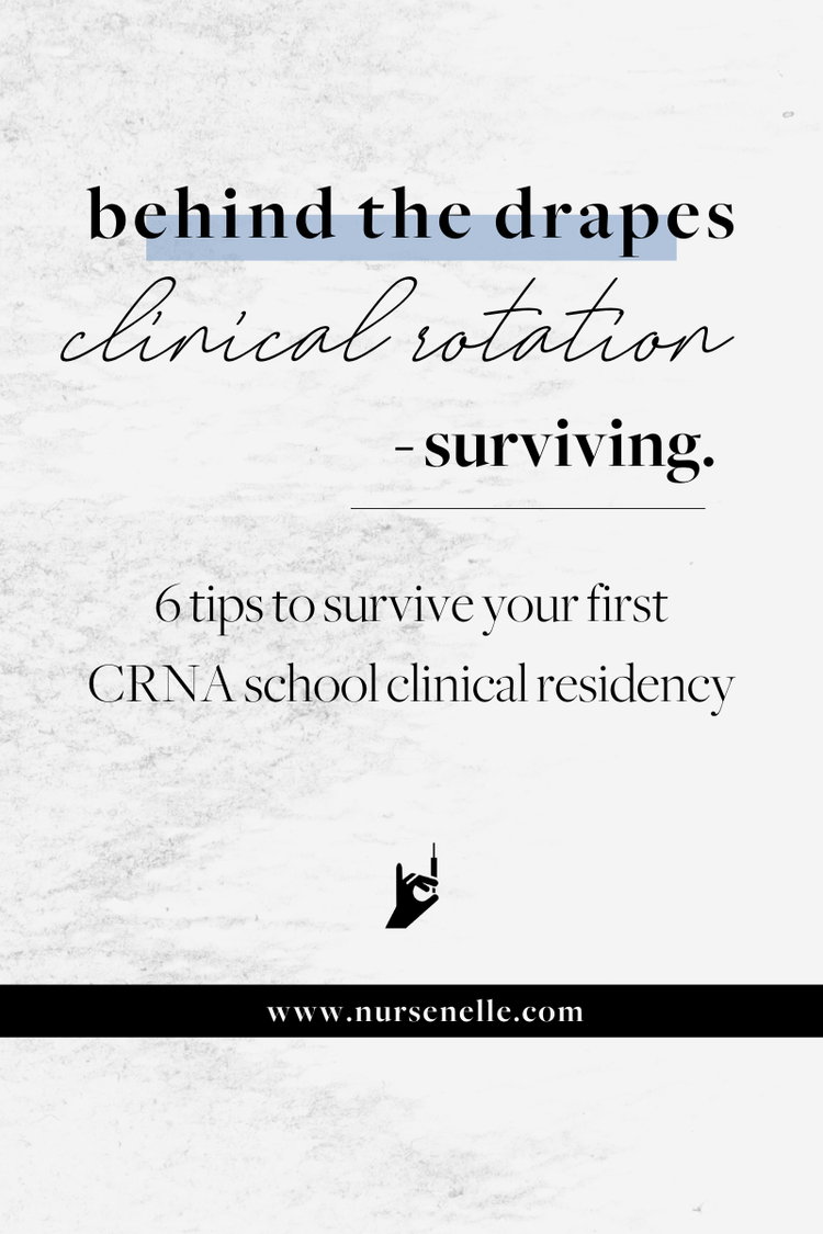 6 Tips To Surviving Nurse Anesthesia Clinical Nurse Nelle