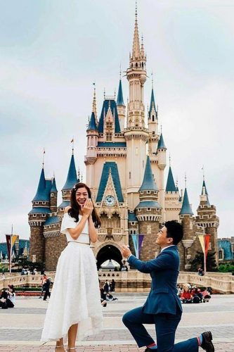Source: @ohsoperfectproposal The all-around princess? Then Disney World is the perfect setting for a real-life Cinderella fairytale. It will definitely be the happiest place on earth!
