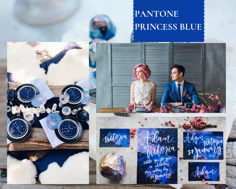 SOURCE: Jack Rodriguez (TABLE SETTINGS) ; @tanya_volkova @alkollen (INVITATIONS ; BRIDE & GROOM).