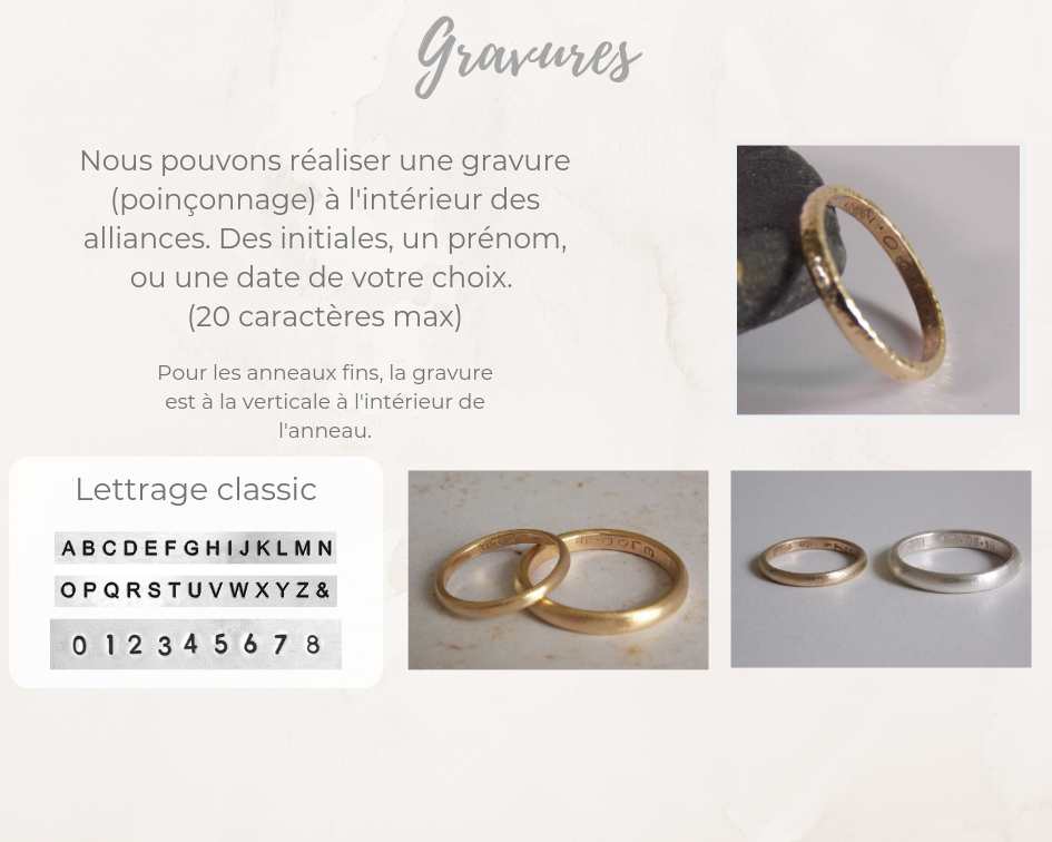 Bague jonc en argent - Bijoux de créateur