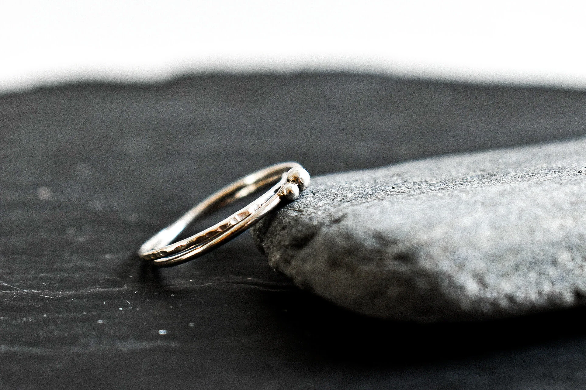 Bague Mixte entrelacs Pointus - Argent 925 Et Pierre Naturelle