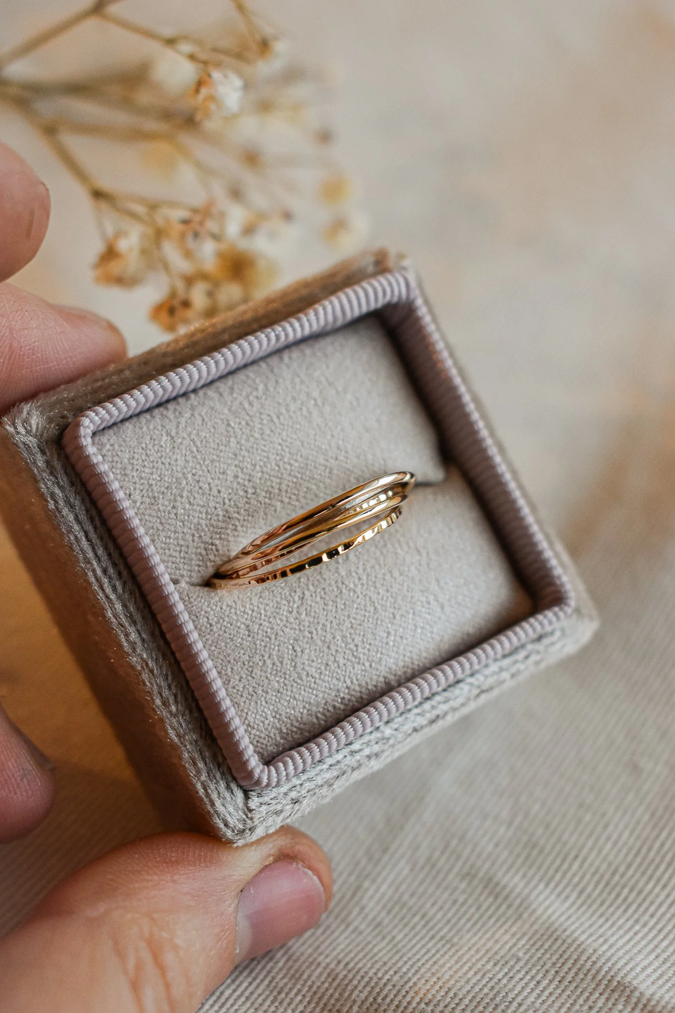 Bague Entrelacée Argent S925 Avec Zircones Et Strass - Taille 58, Occasion En Bon état
