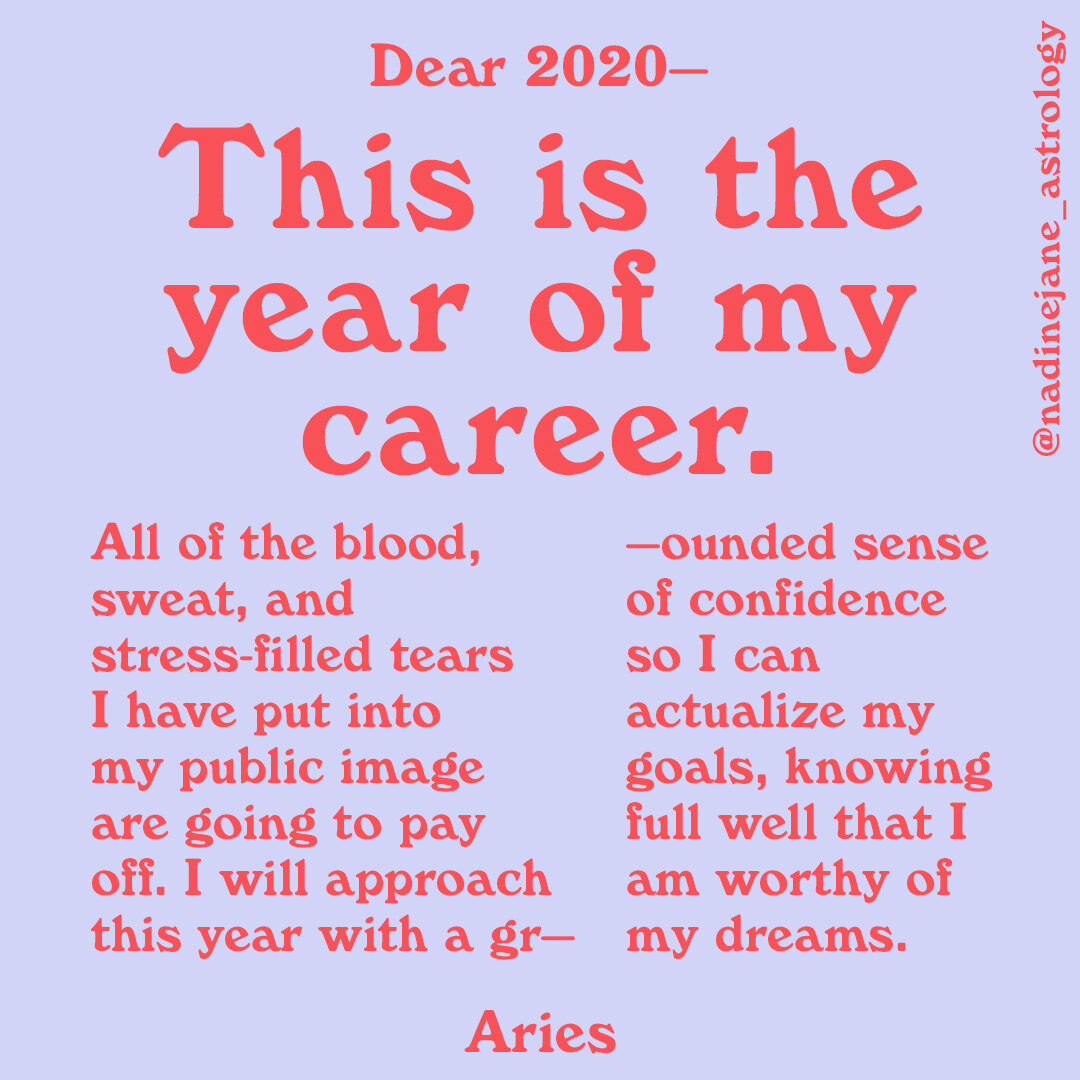 Aries 2020 — Nadine Jane Astrology