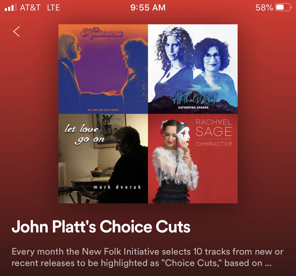 John Platt's Choice Cuts Playlist - May