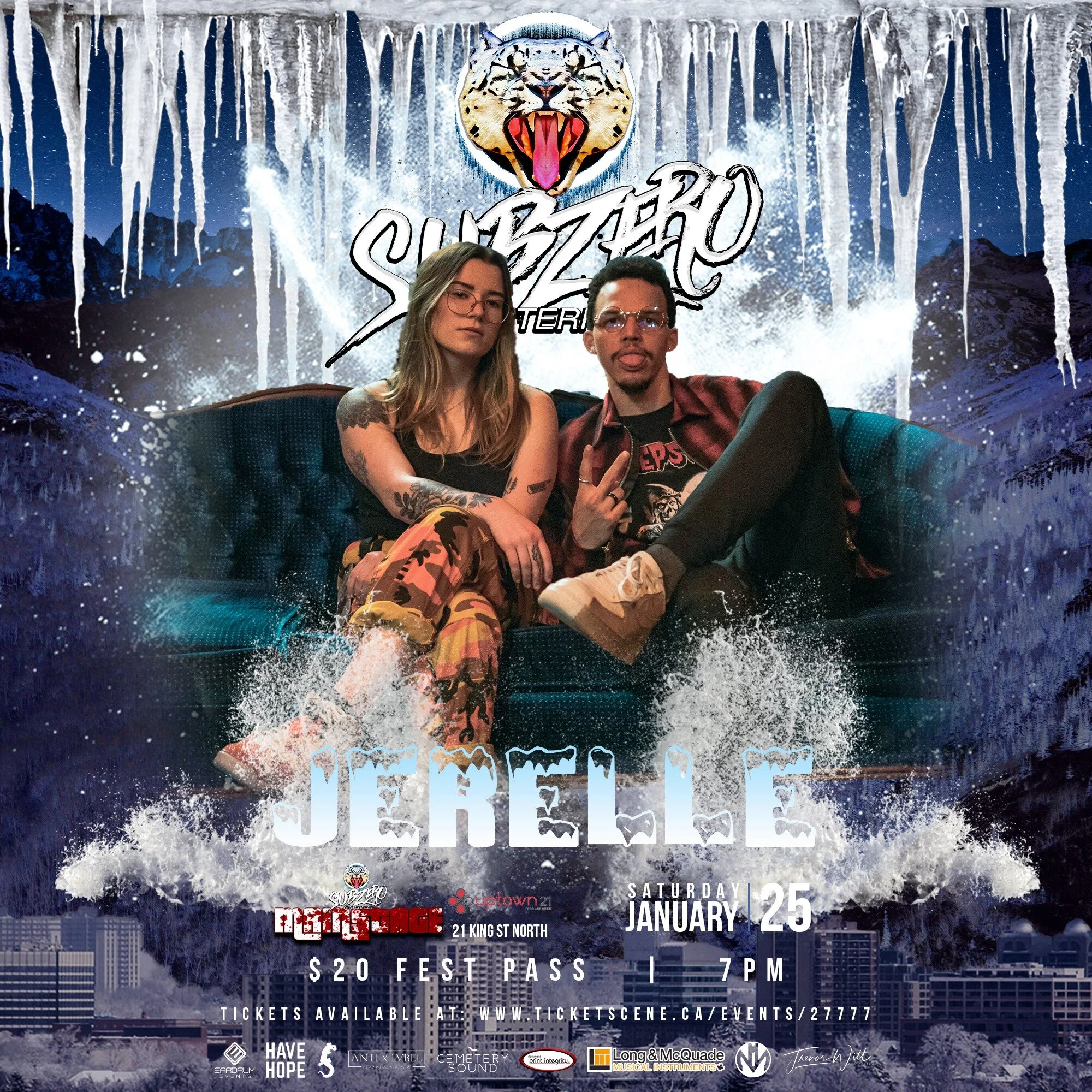 JERELLE &amp; BEWARE HEADLINE @subzerowinterfest 1/25