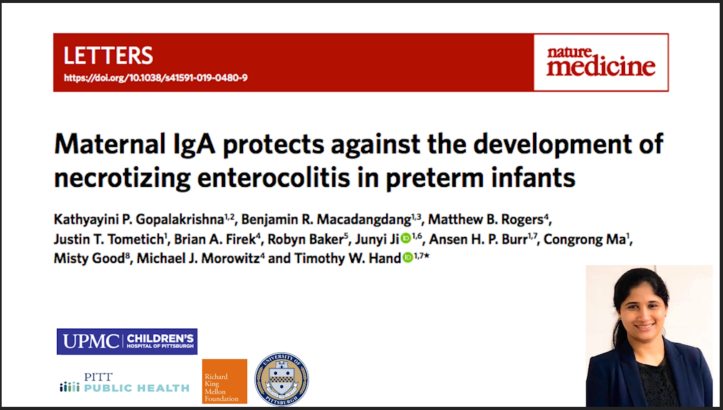 Maternal IgA protects against the development of necrotizing enterocolitis in preterm infants