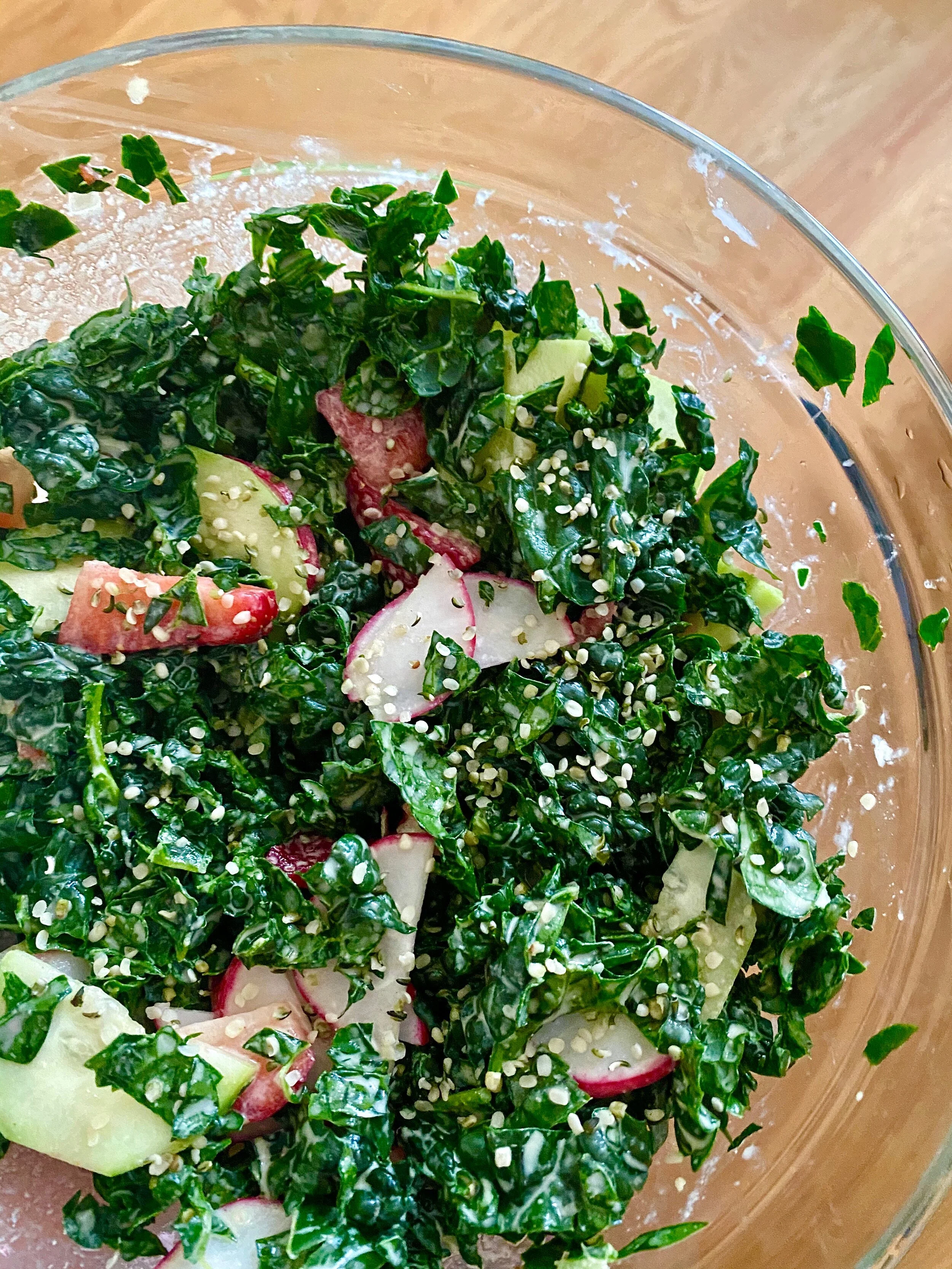 Sweet and Spicy Honey Tahini Dressing