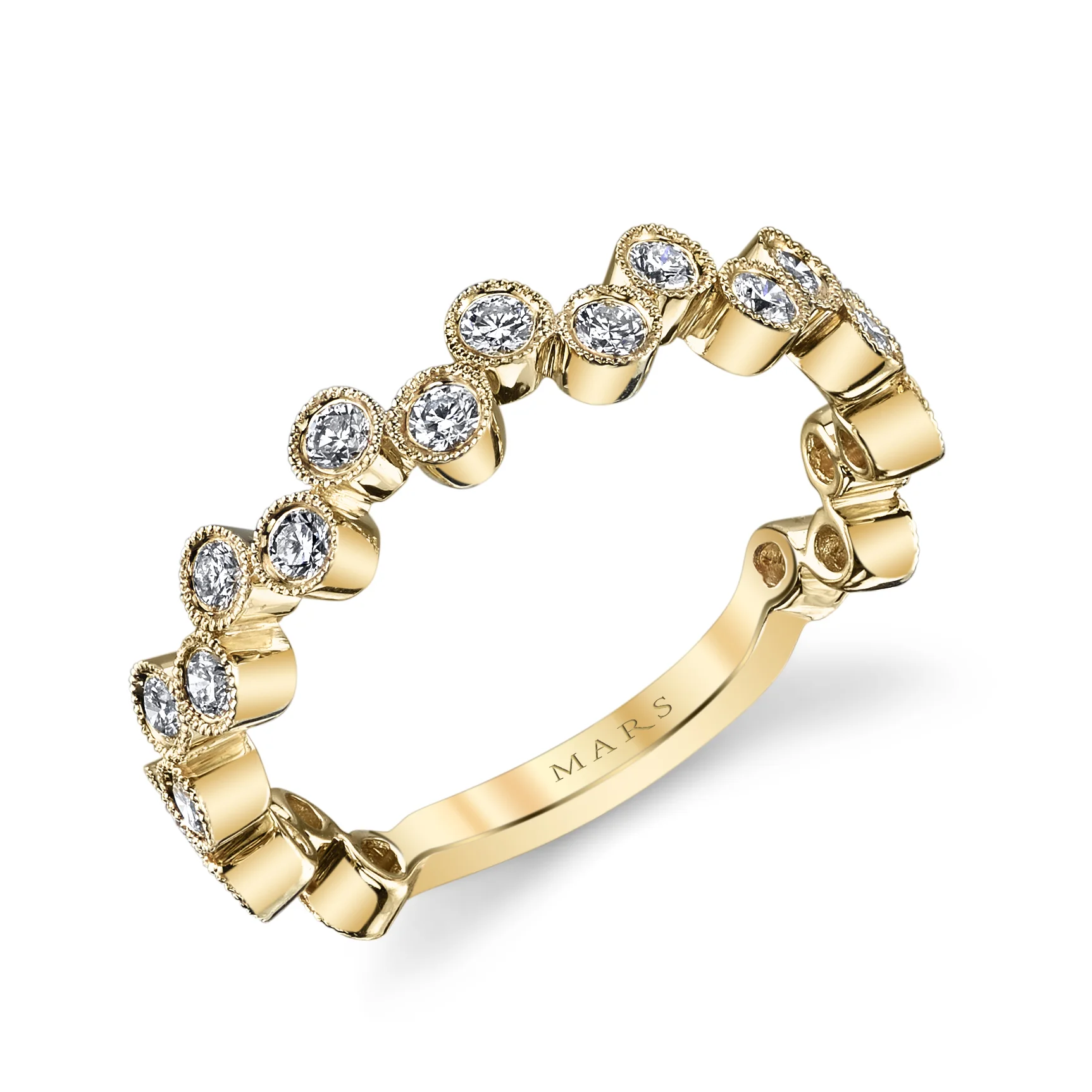 Mars Fine Jewelry Diamond Wedding Band