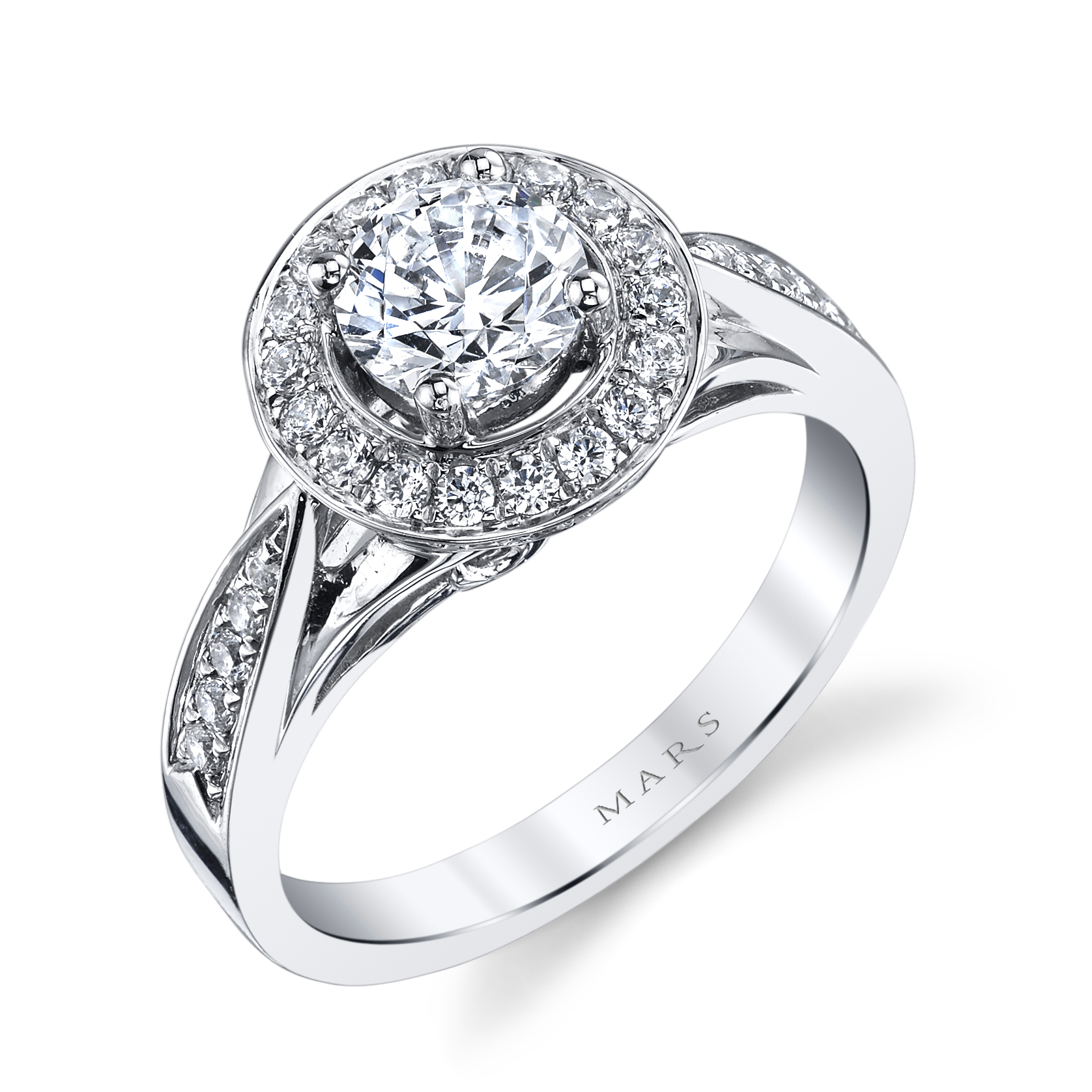 Halo Engagement Ring
