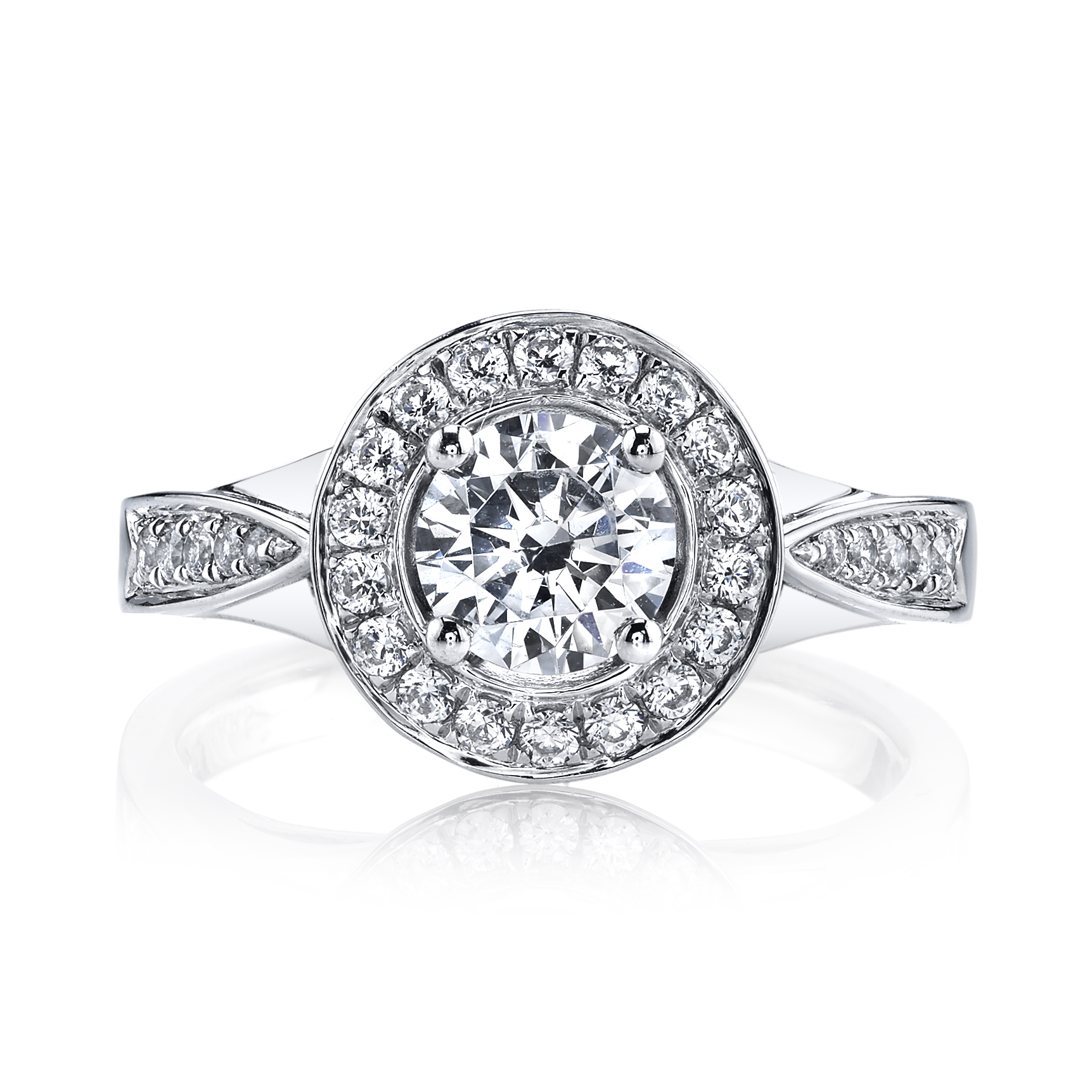 Halo Engagement Ring