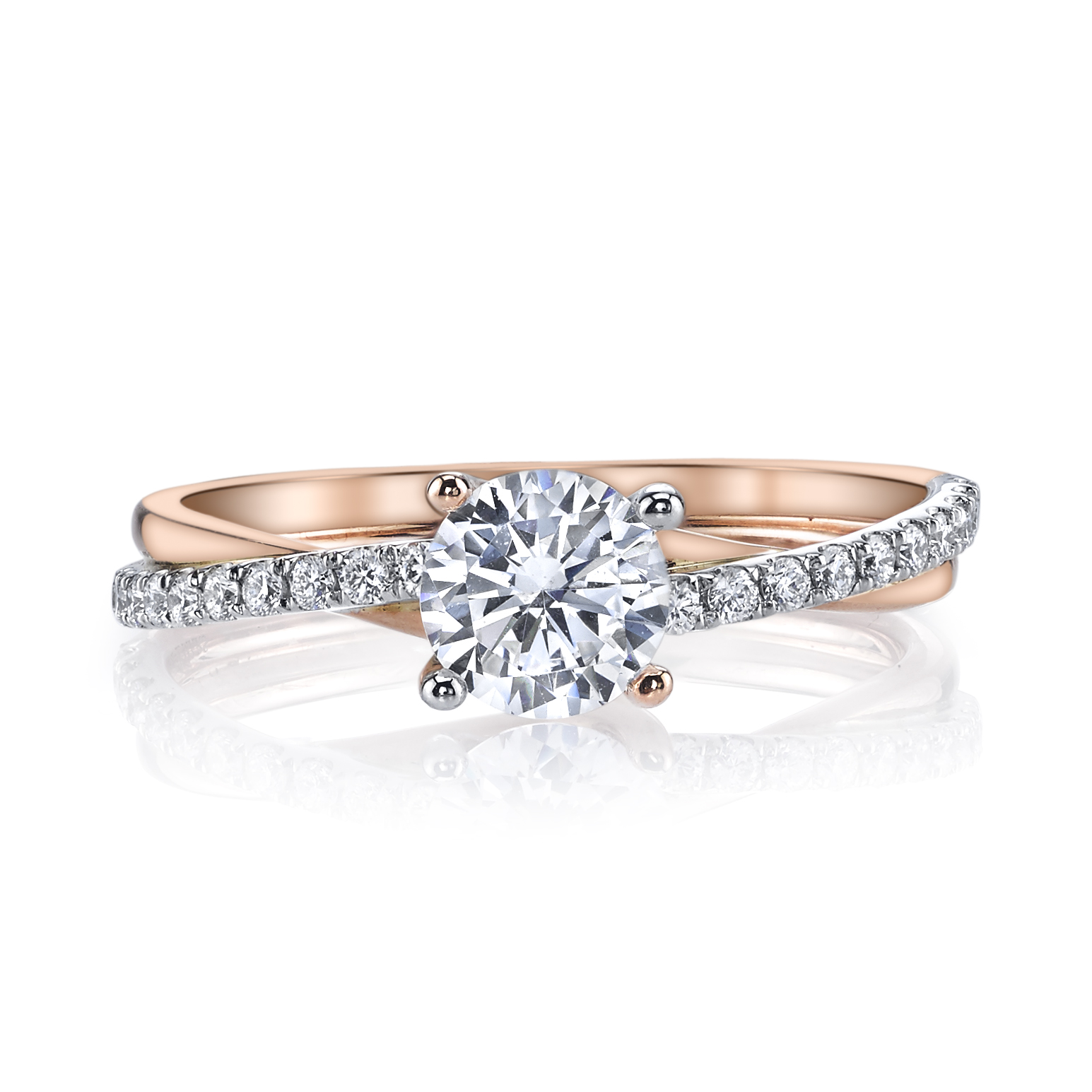 Twist Engagement Ring