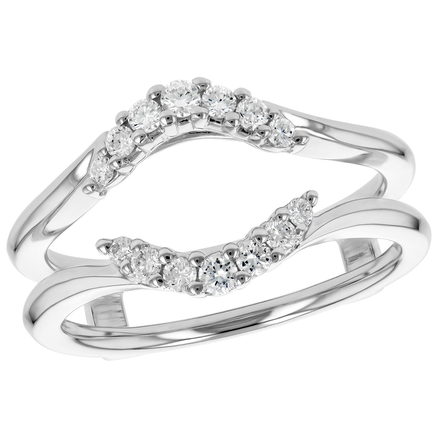 True Romance Tiara Ring Guard/Enhancer RG270/H 14KW - Rings | The Jewelry  Source | El Segundo, CA