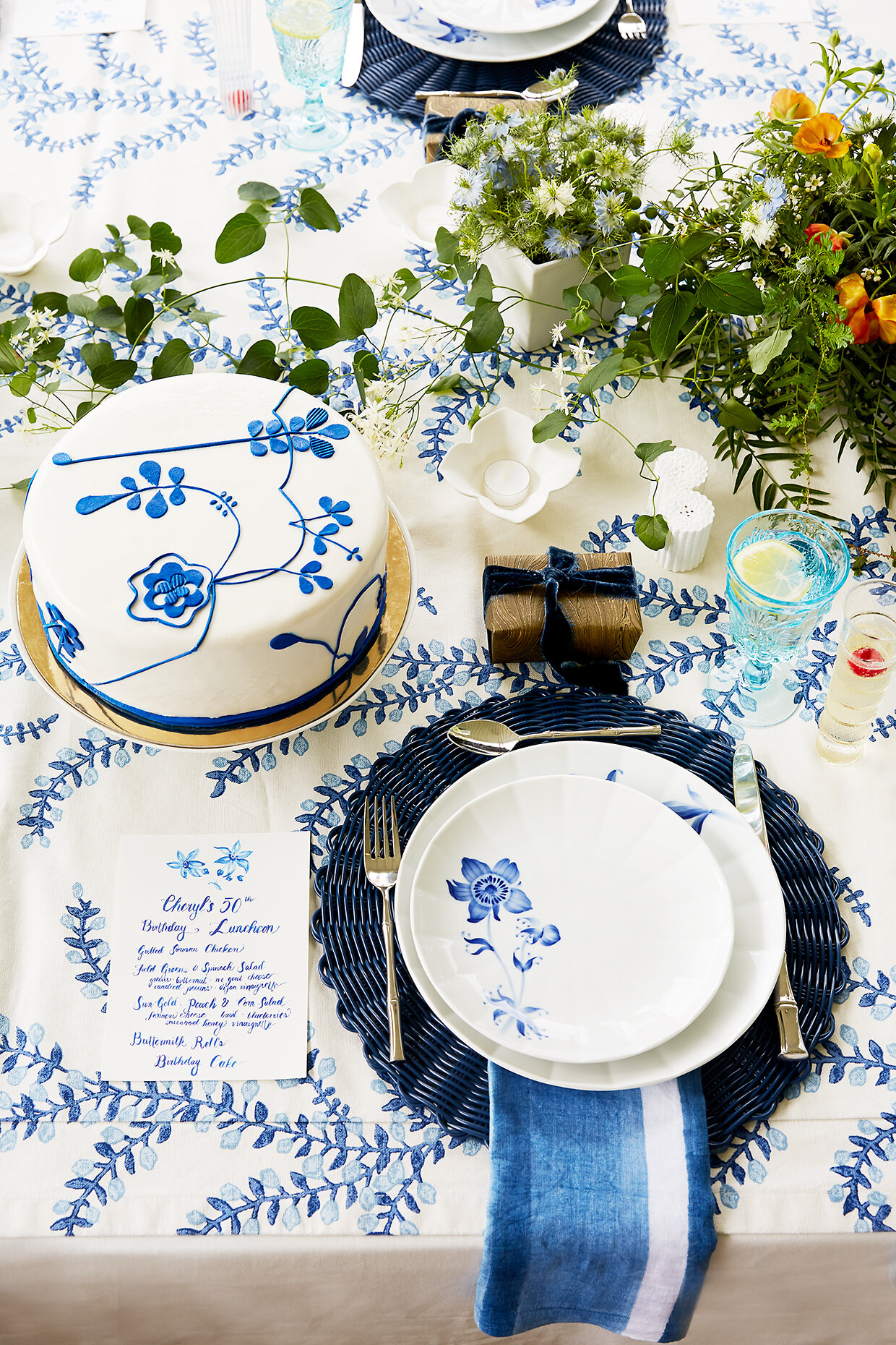 West Queen Studio Garden Party -Hillsborough Styling/Editorial Shoot by Debra Zinn Interiors