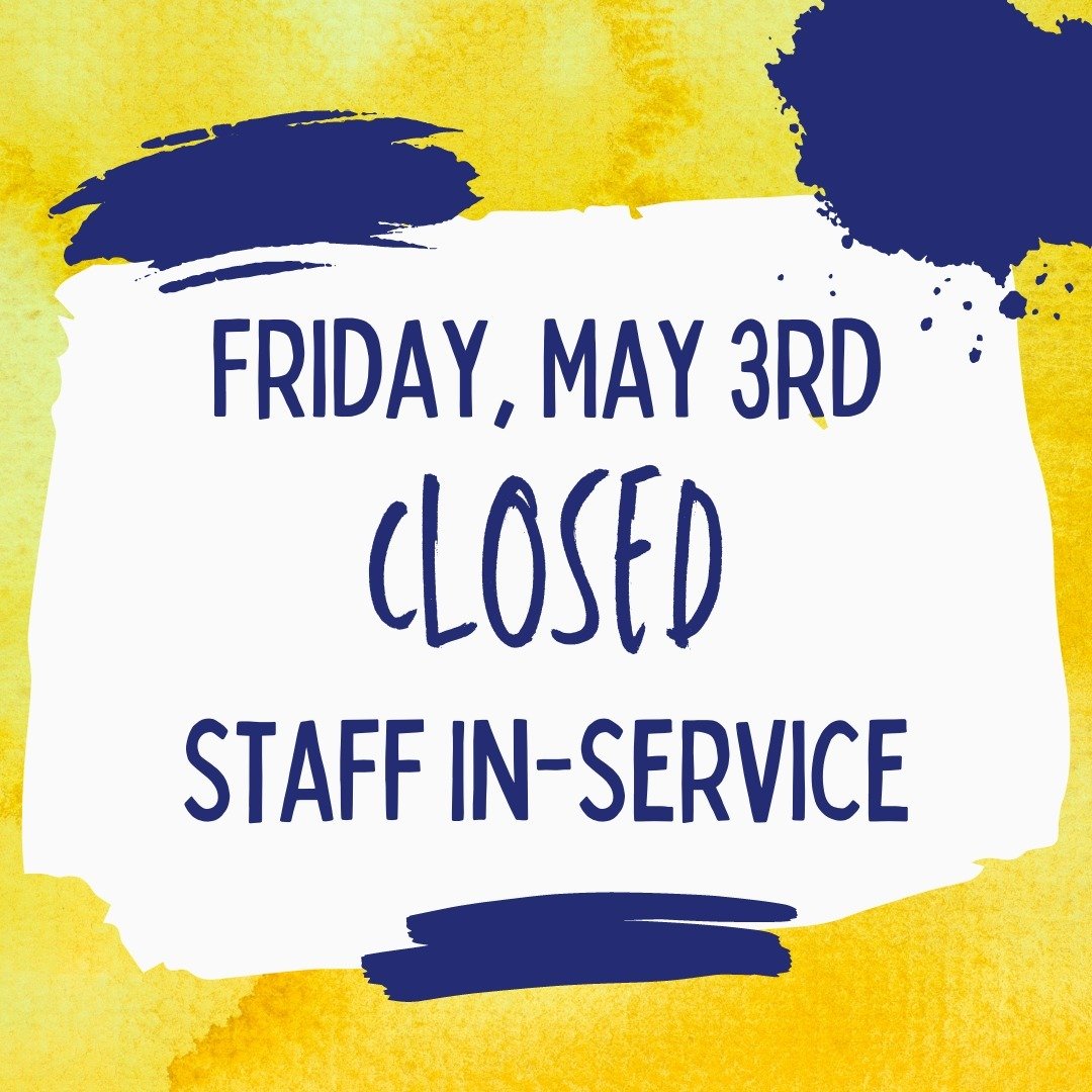 This Friday, May 3rd, YWA will be closed for staff professional development.